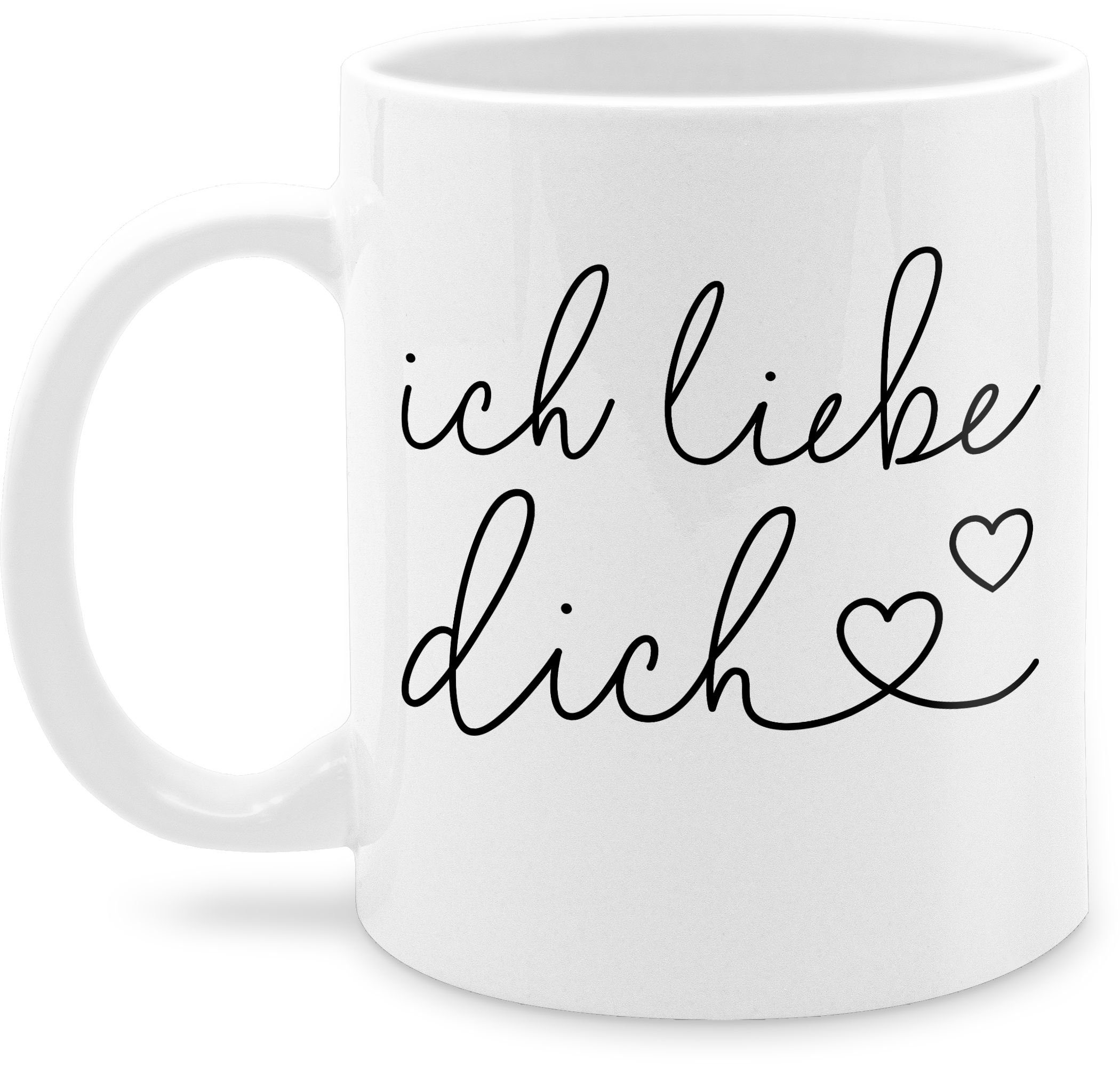 Shirtracer Tasse »ich liebe dich Geschenke für Frauen Geschenkideen