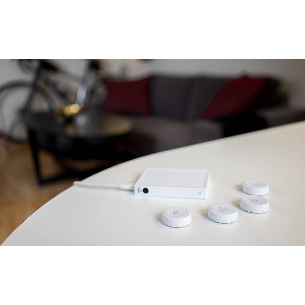 Starter-Set FLIC Smart-Home mit Buttons vier Starter-Kit: -Hub Smart