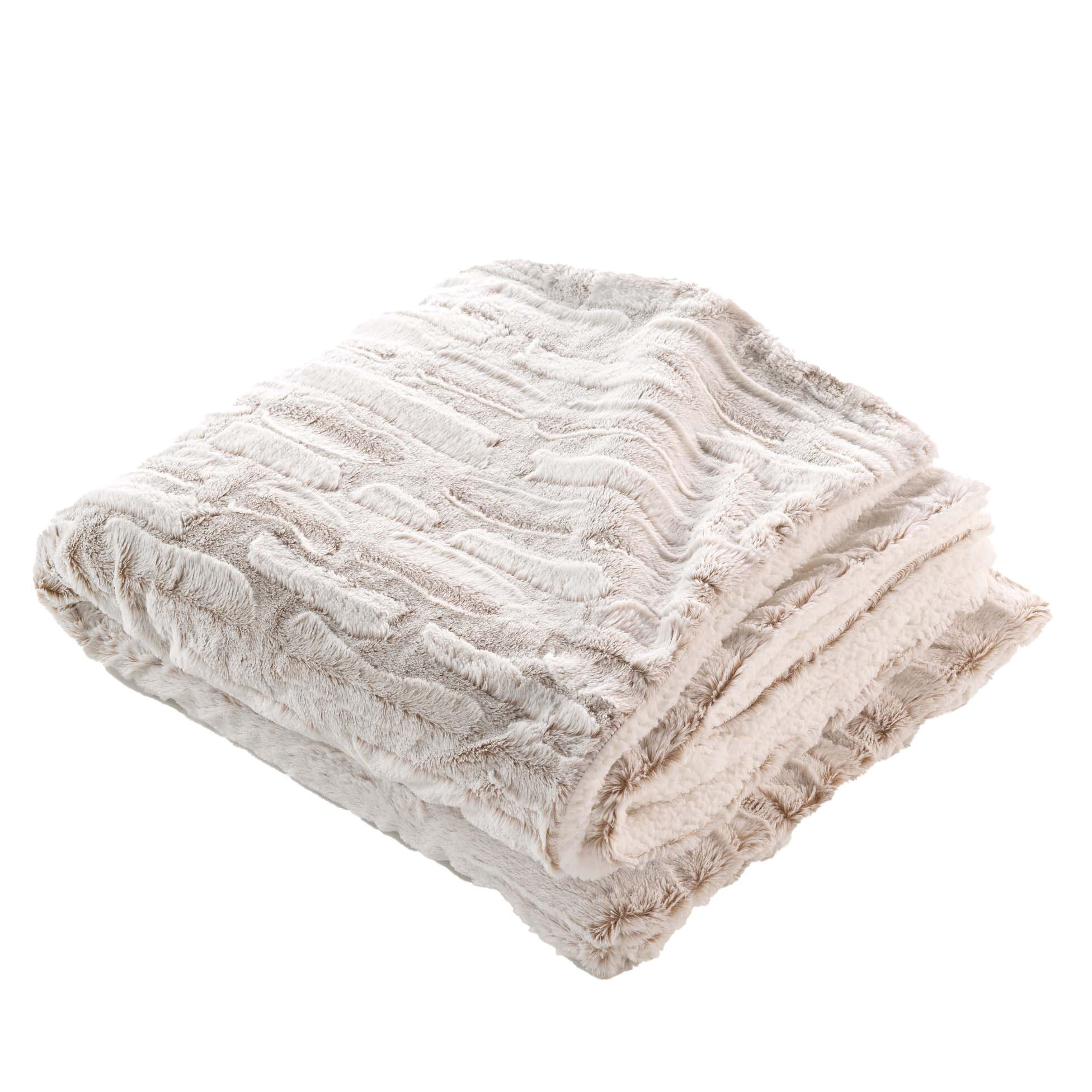 Wohndecke Plüschdecke aus Kunstfell, LYNX, Douceur d'intérieur