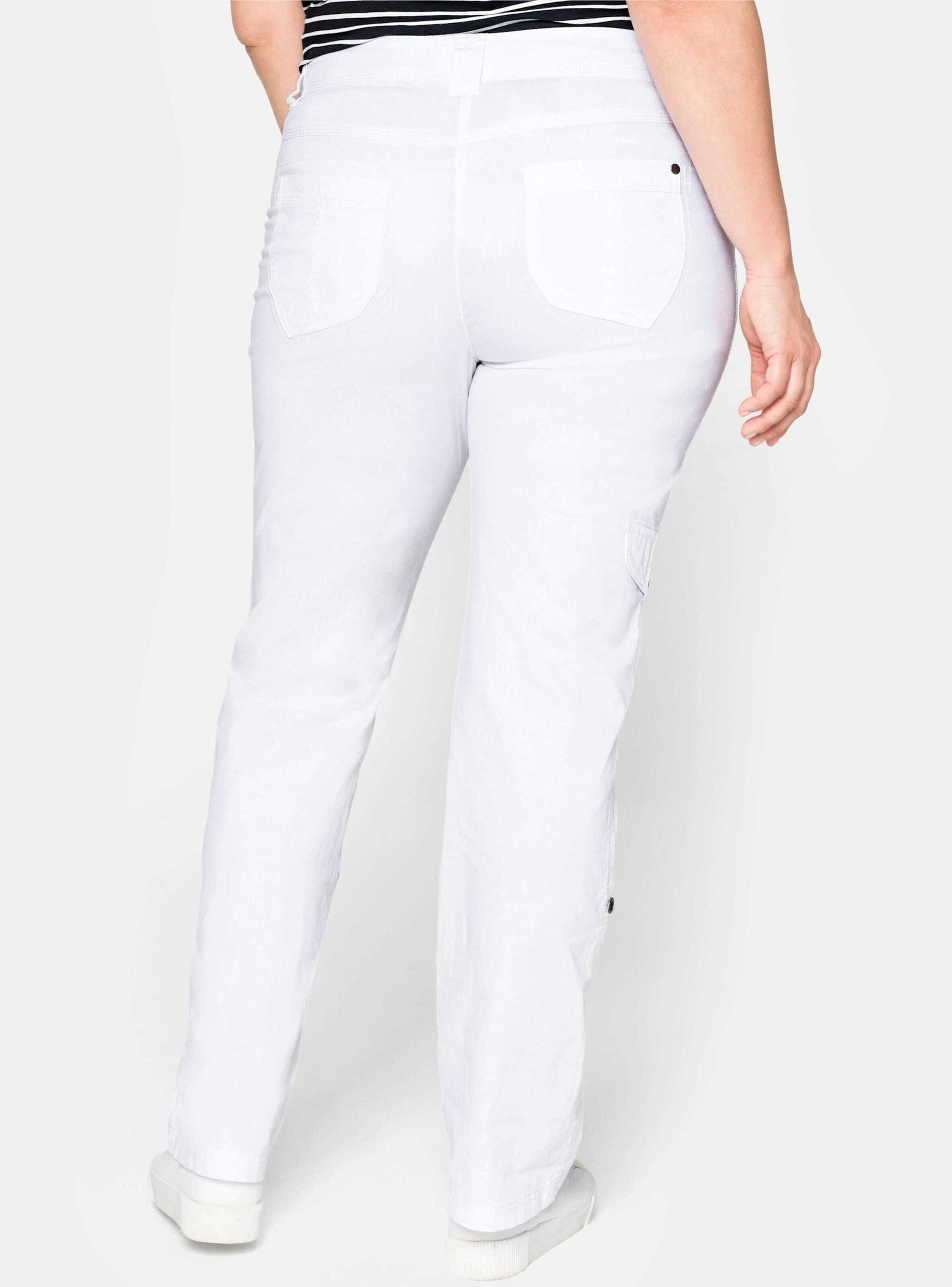 Sheego Jerseyhose Cargohose mit Krempelfunktion günstig online kaufen