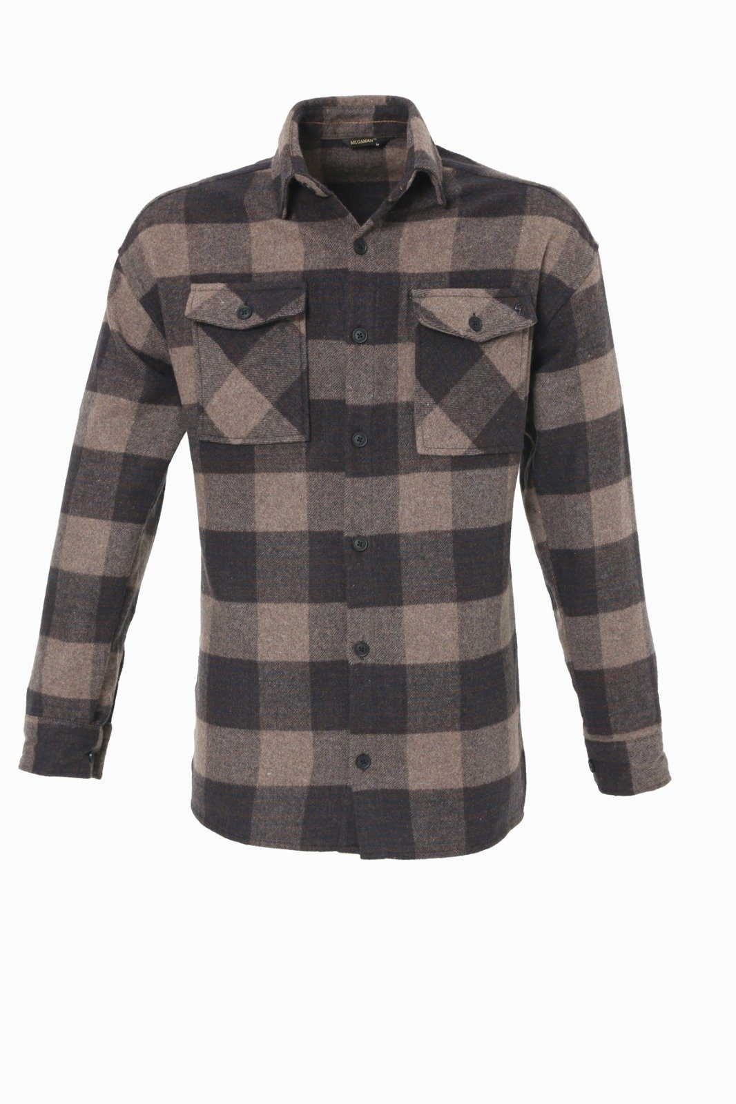 Megaman Jeans Flanellhemd Flanellhemd H-265 Flanellhemd günstig online kaufen