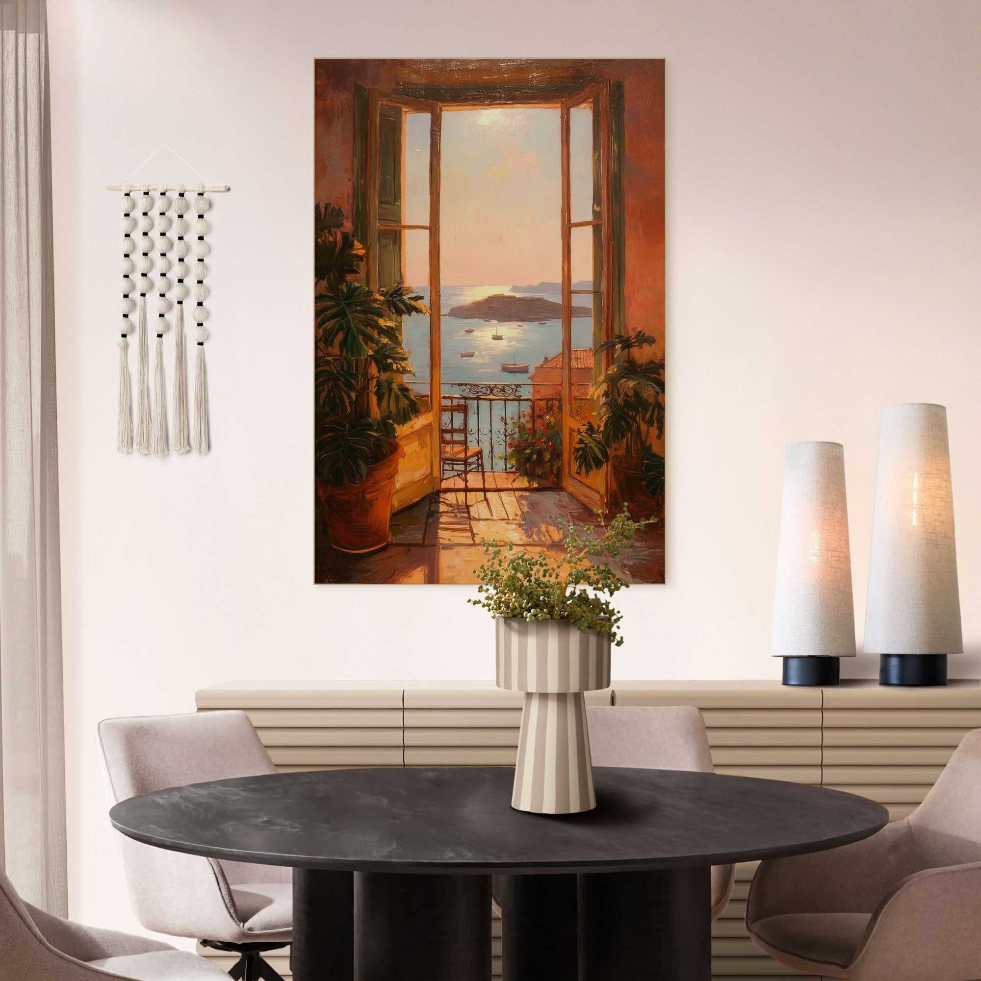 Reinders! Wandbild Meerblick, Städte (1 St), Wohnzimmer - Braun - MDF - Städte und Länder - 90x60 cm