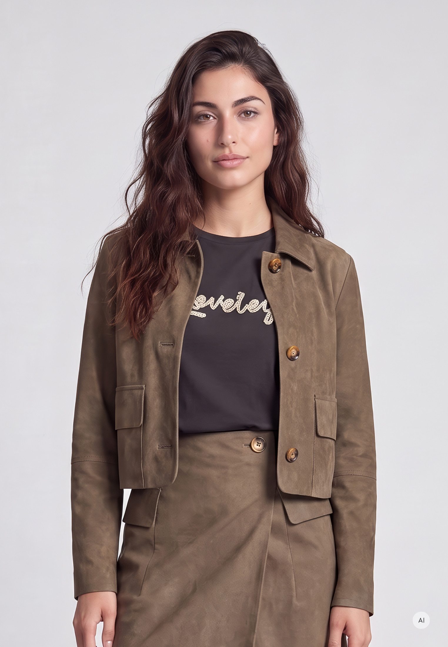 MARC AUREL Kurzjacke mit aufgesetzten Taschen