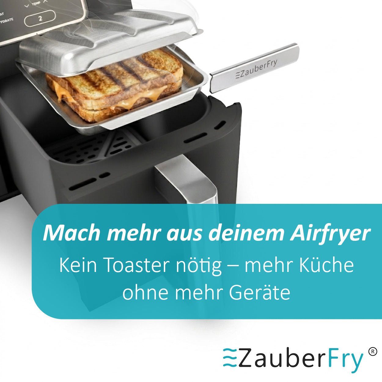 Wundermix Küchenmaschinen Zubehör-Set, Zubehör für "Airfryer" – Bild 5 von 5