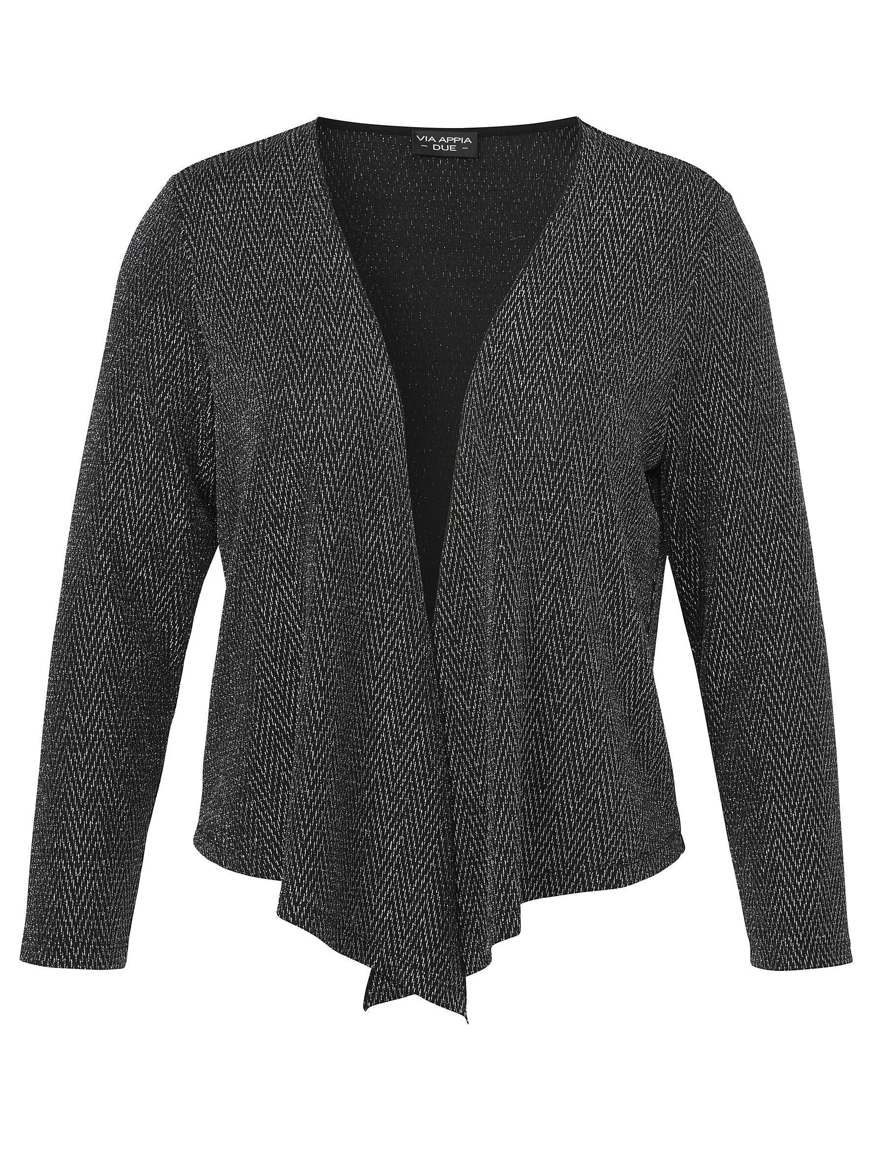 VIA APPIA DUE Cardigan mit Lurex-Glitzereffekt günstig online kaufen