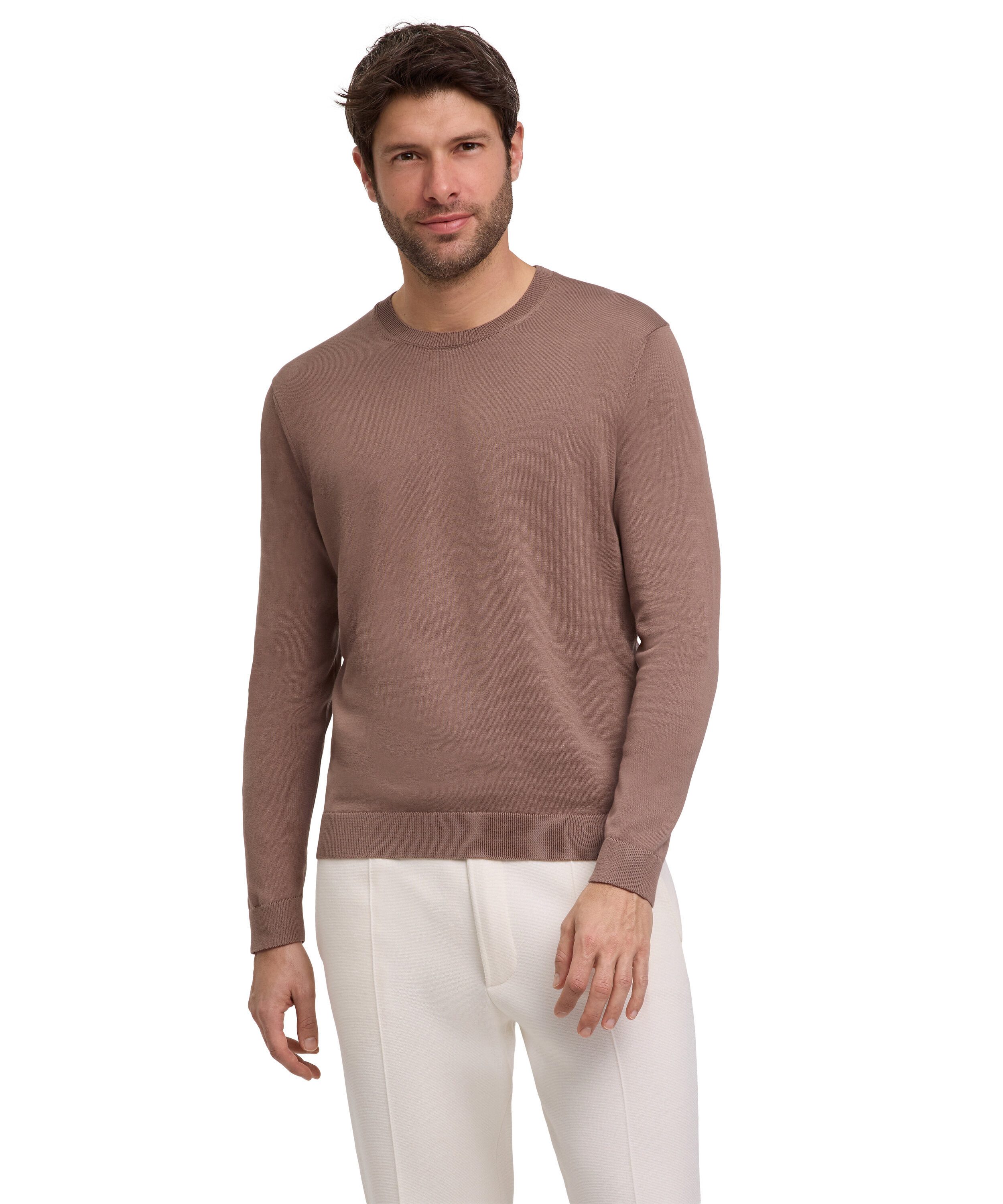 FALKE Strickpullover (1-tlg) mit Bio-Baumwolle günstig online kaufen
