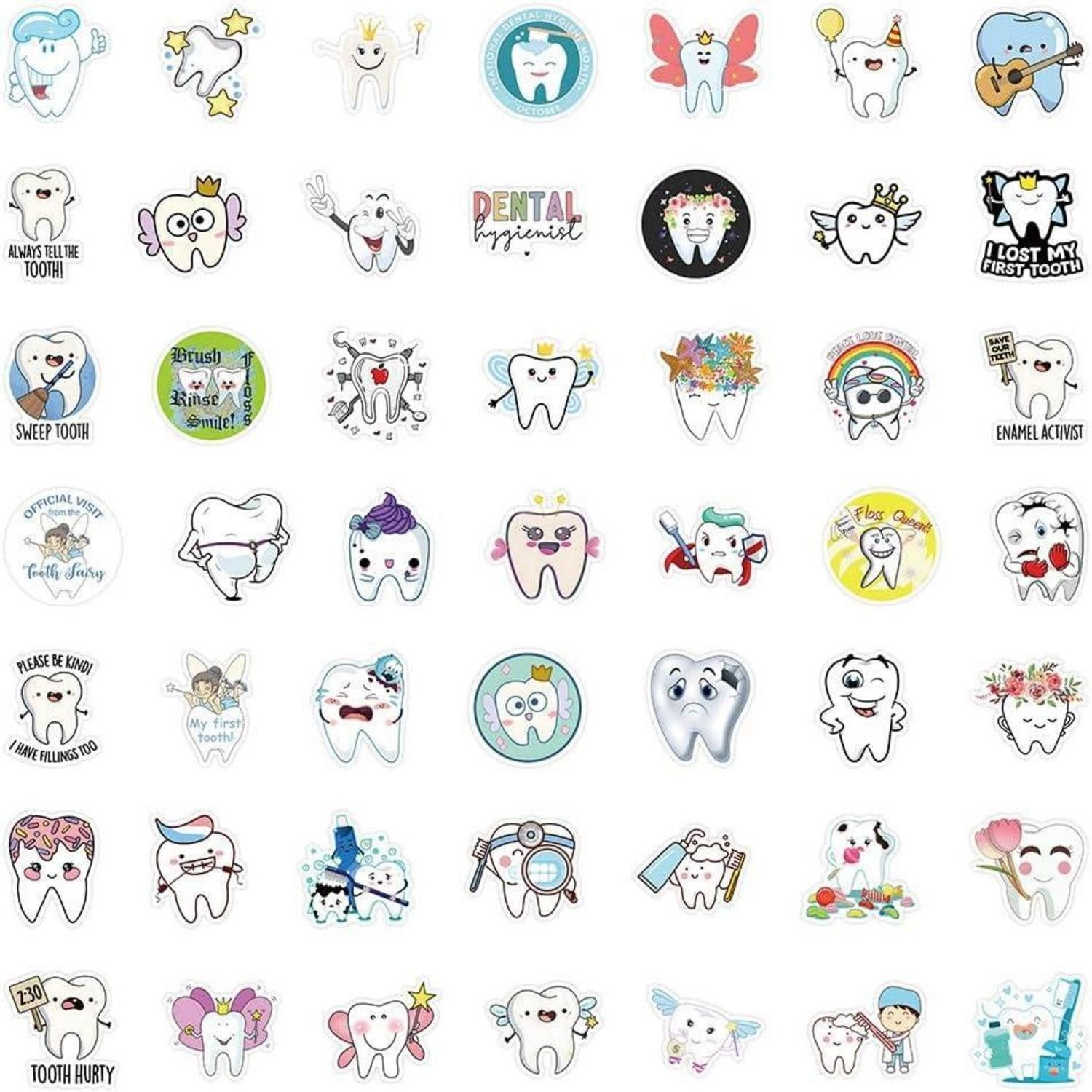 LuxusKollektion Laptop-Aufkleber Aufkleber 50 Stück wasserdicht Vinyl für Laptop Skateboard Auto