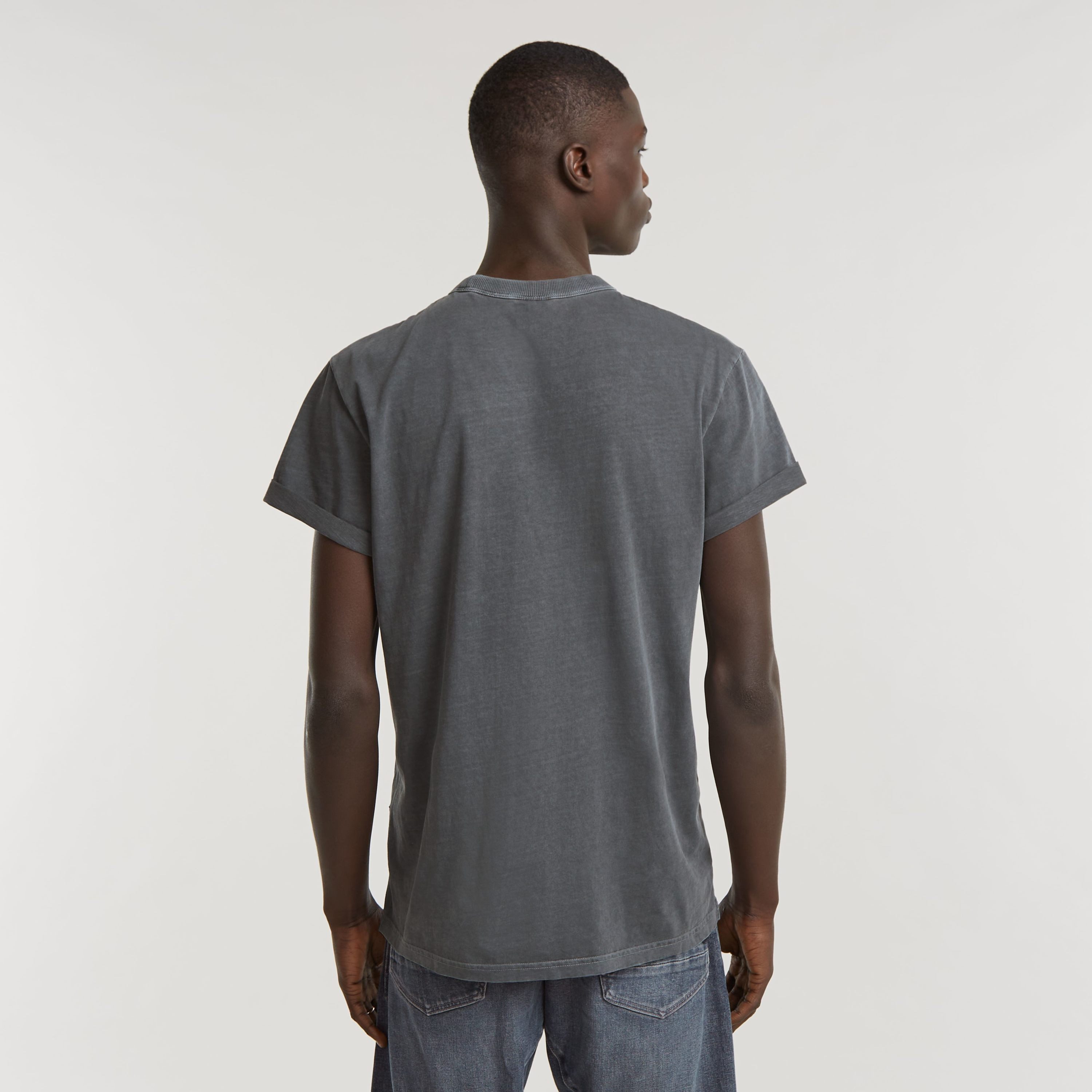 G-STAR T-Shirt Nifous Rundhals, mit Rippeinsatz günstig online kaufen