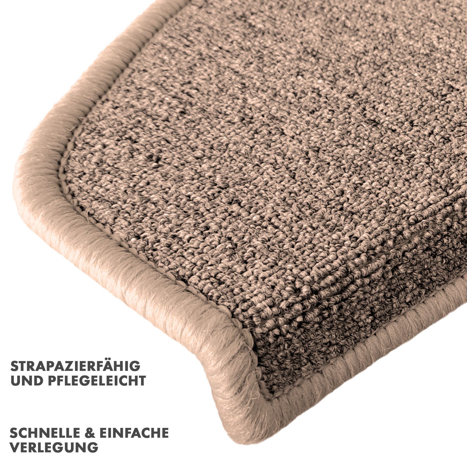 Floordirekt Stufenmatte London Pro, Im modernen Design, Halbrund, Rutschhemmende Oberfläche – Bild 4 von 5