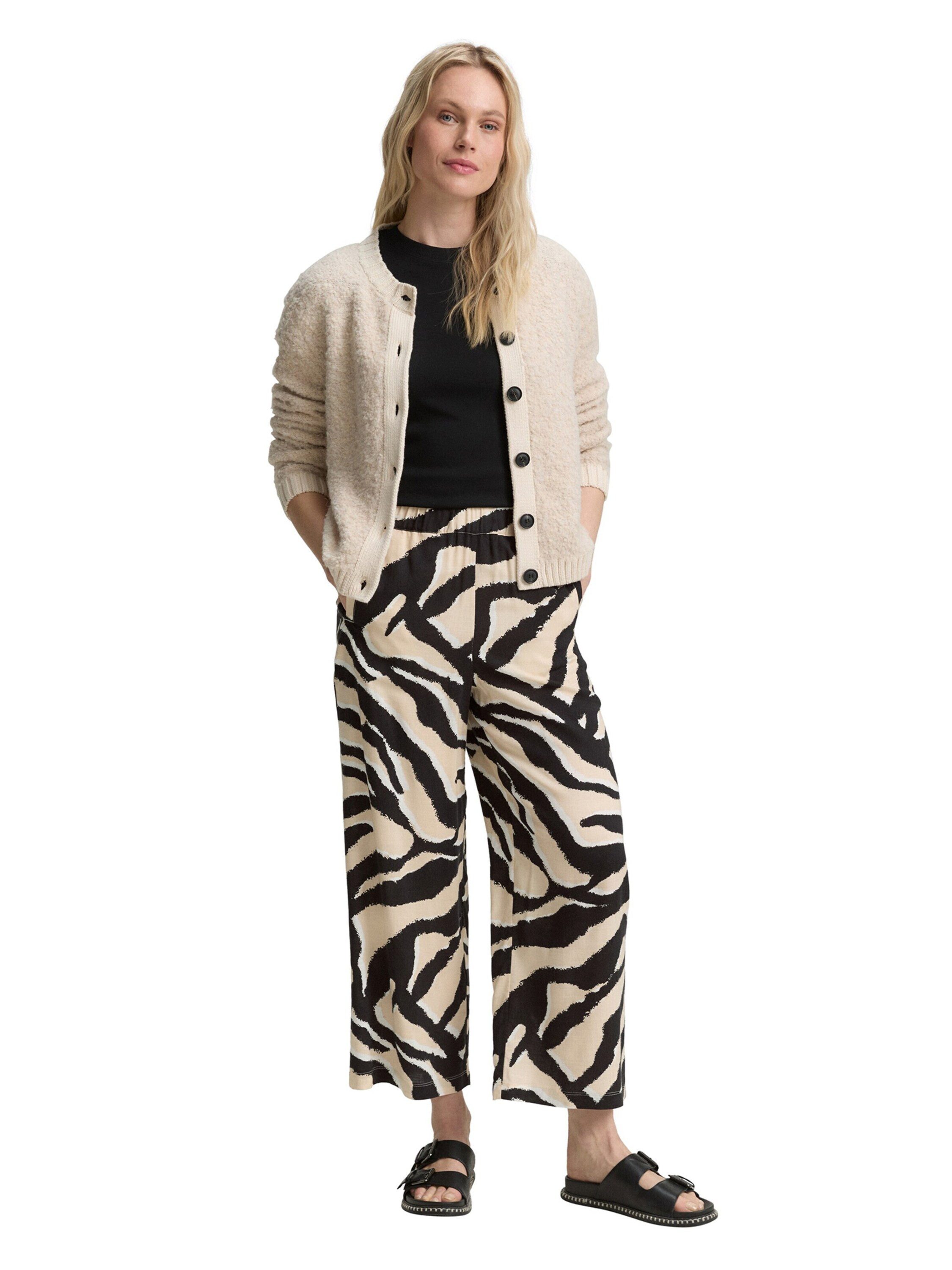 TOM TAILOR 7/8-Hose (1-tlg) Drapiert/gerafft