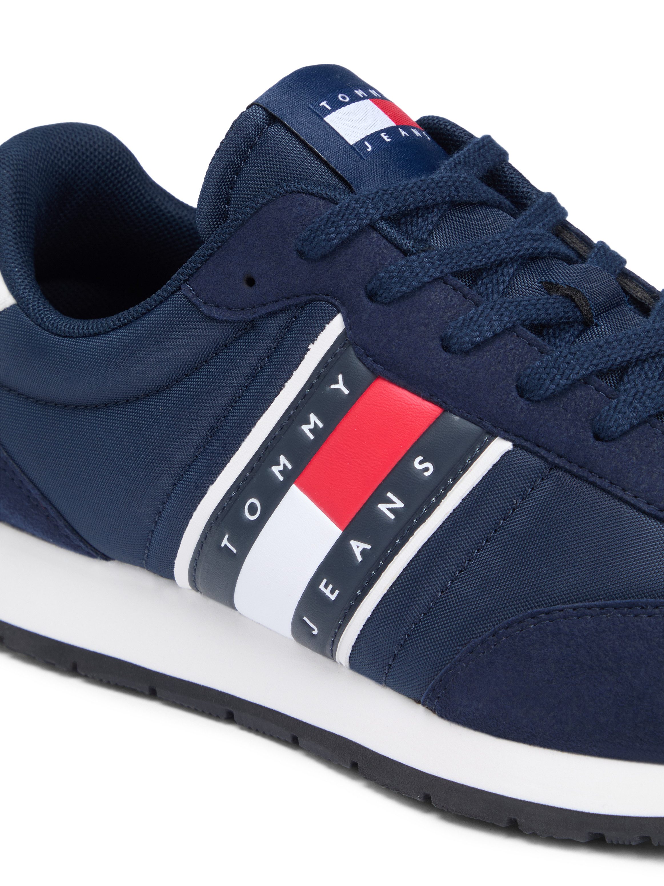 Tommy Jeans TJM CLASSIC RUNNER Sneaker Freizeitschuh, Halbschuh, Schnürer mit Kontrastbesätzen