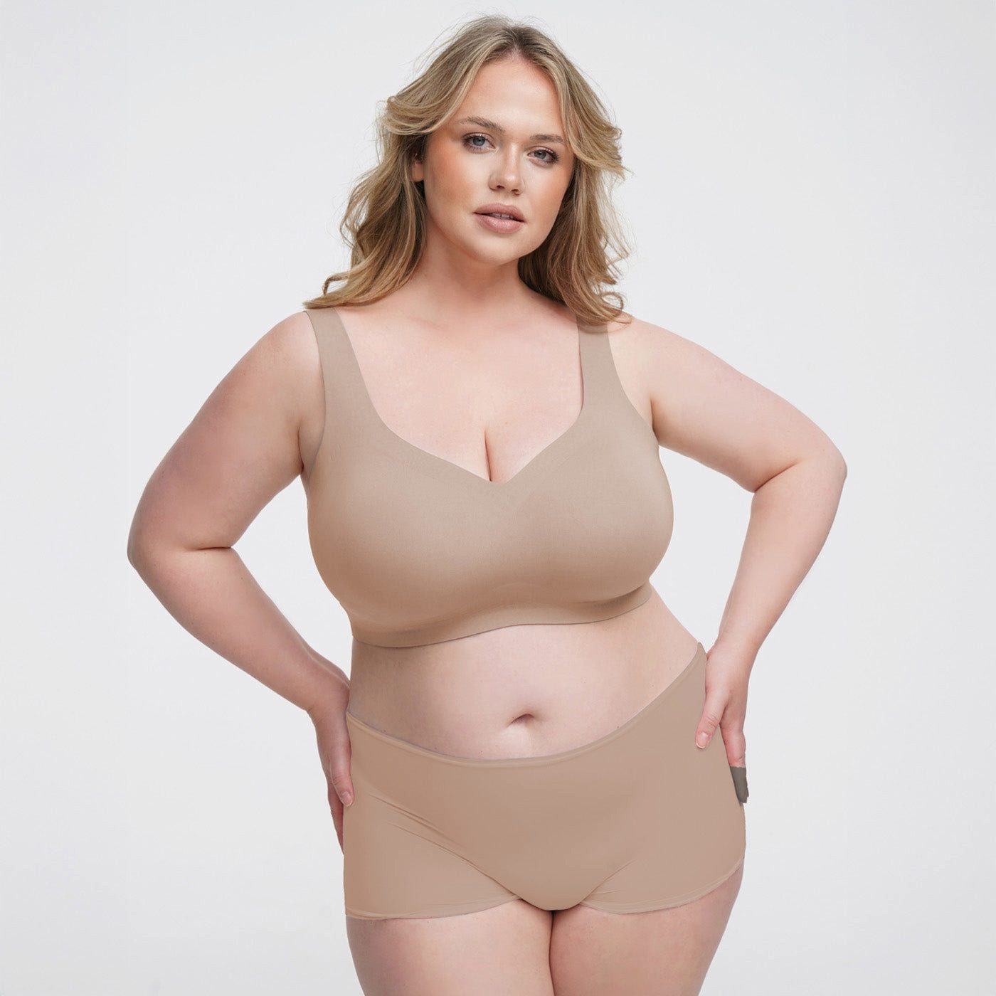 Creamy Fabrics Soft-BH Comfort Minimizer Back Support BH-Beige-L (1-tlg) günstig online kaufen