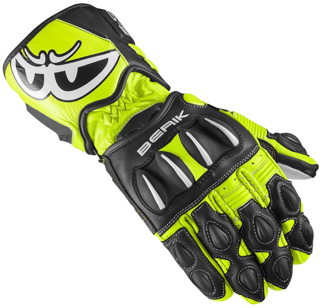 Berik Motorradhandschuhe Thunar Evo Motorradhandschuhe Black/Yellow