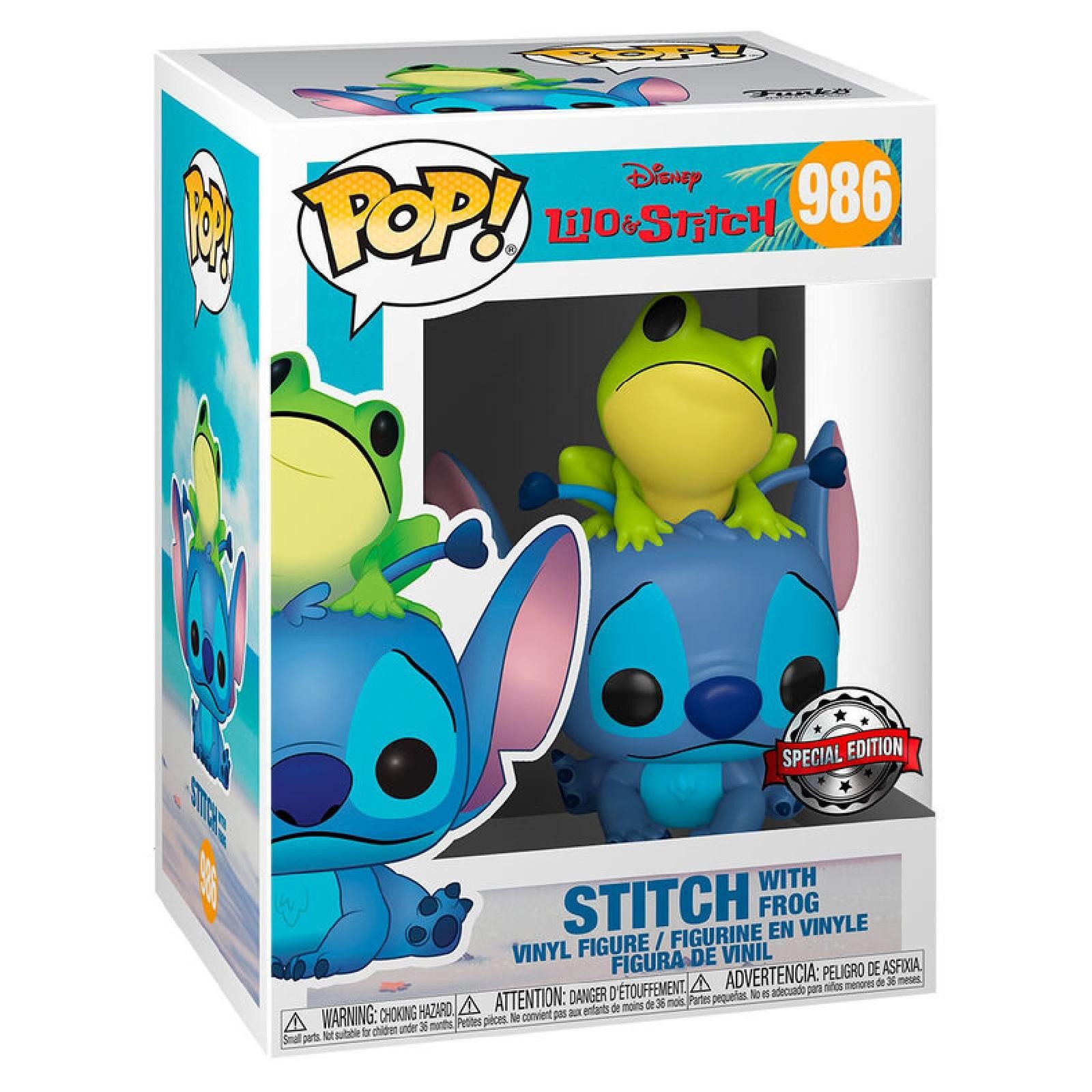 Sammelfigur Disney Lilo & Stitch - Stitch with Frog Exclusive #0986