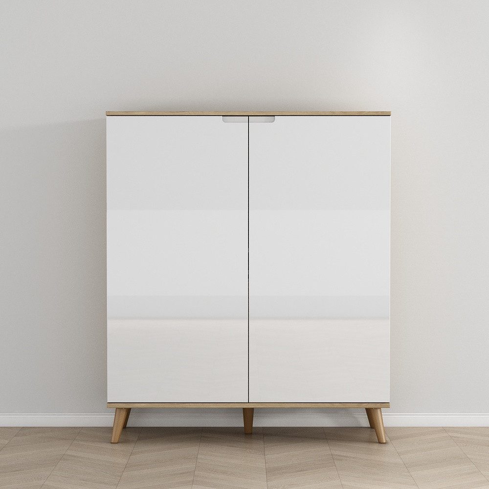 OTTO home PC-Schrank, mit Tastaturauszug, (B/T/H): 110/35,7/129 cm