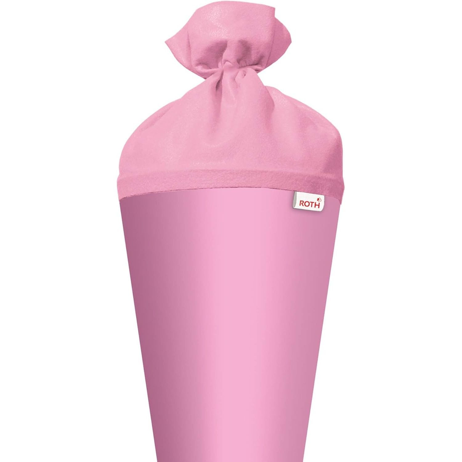 Roth Ideen Schultüte ROTH Bastelschultüte mit Verschluss, 700 mm, rosa – Bild 2 von 5