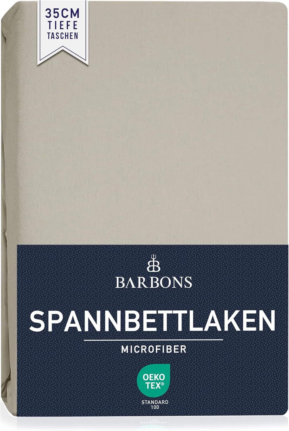 BARBONS Spannbettlaken Mikrofaser Bettlaken, 35 cm Tiefe Spannbetttuch, Geb günstig online kaufen
