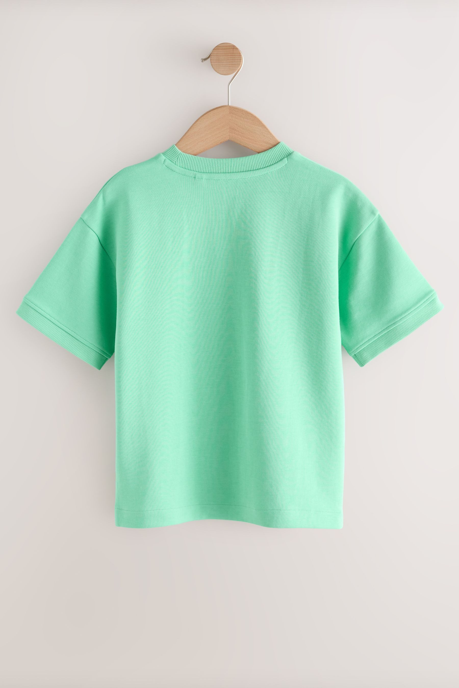 Next Print-Shirt Kurzarm-T-Shirt aus schwerem Material mit Grafik (1-tlg)