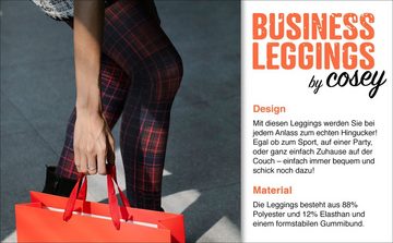 cosey Leggings Business Line Leggings (Einheitsgröße XS-L) Hexagon