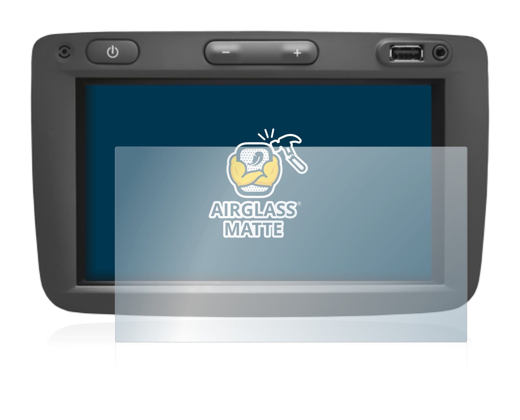 BROTECT flexible Panzerglasfolie für Dacia Media Nav, Displayschutzglas