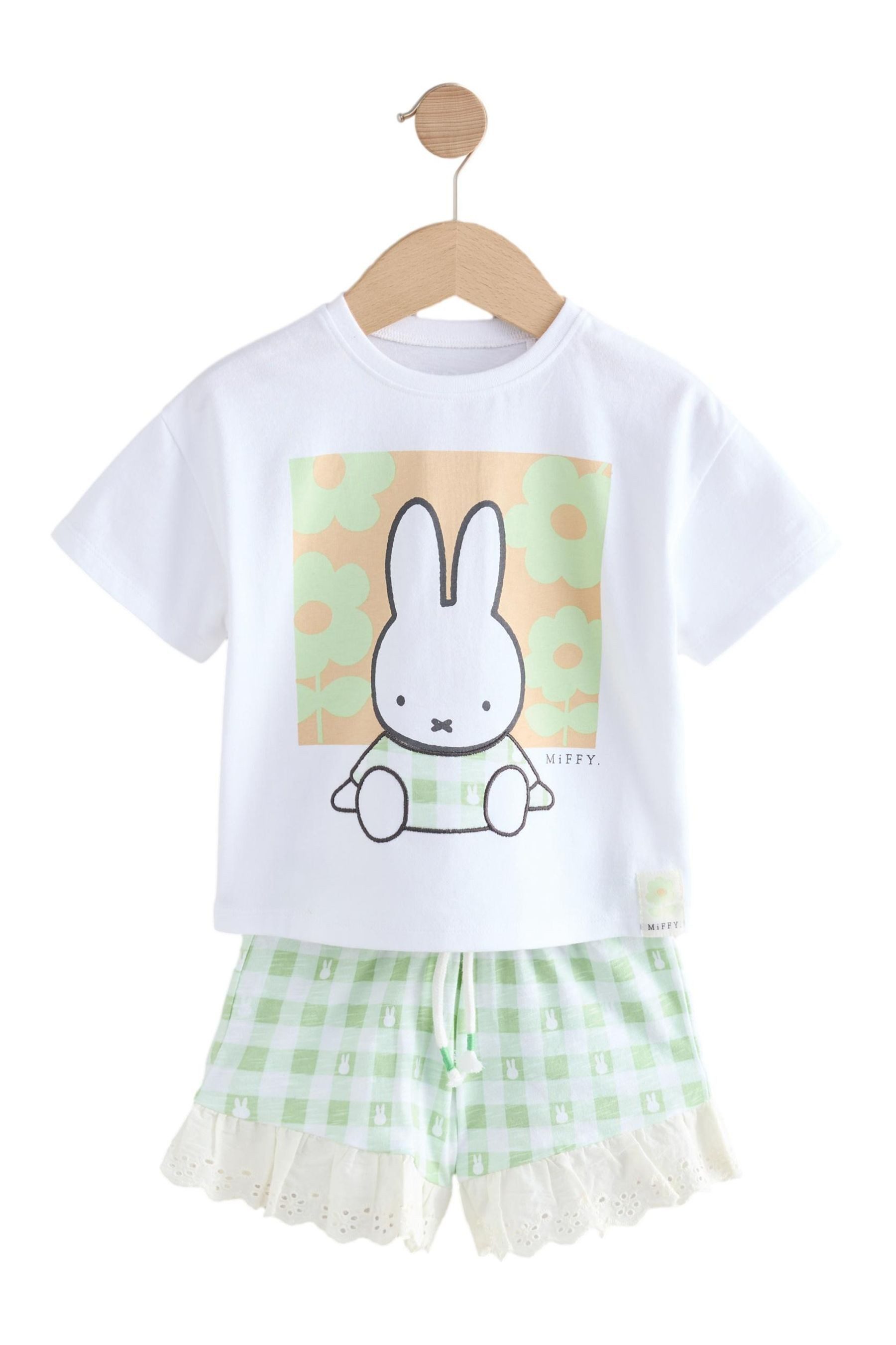 Next T-Shirt & Shorts T-Shirt und Shorts aus 100 % Baumwolle, Miffy (2-tlg)