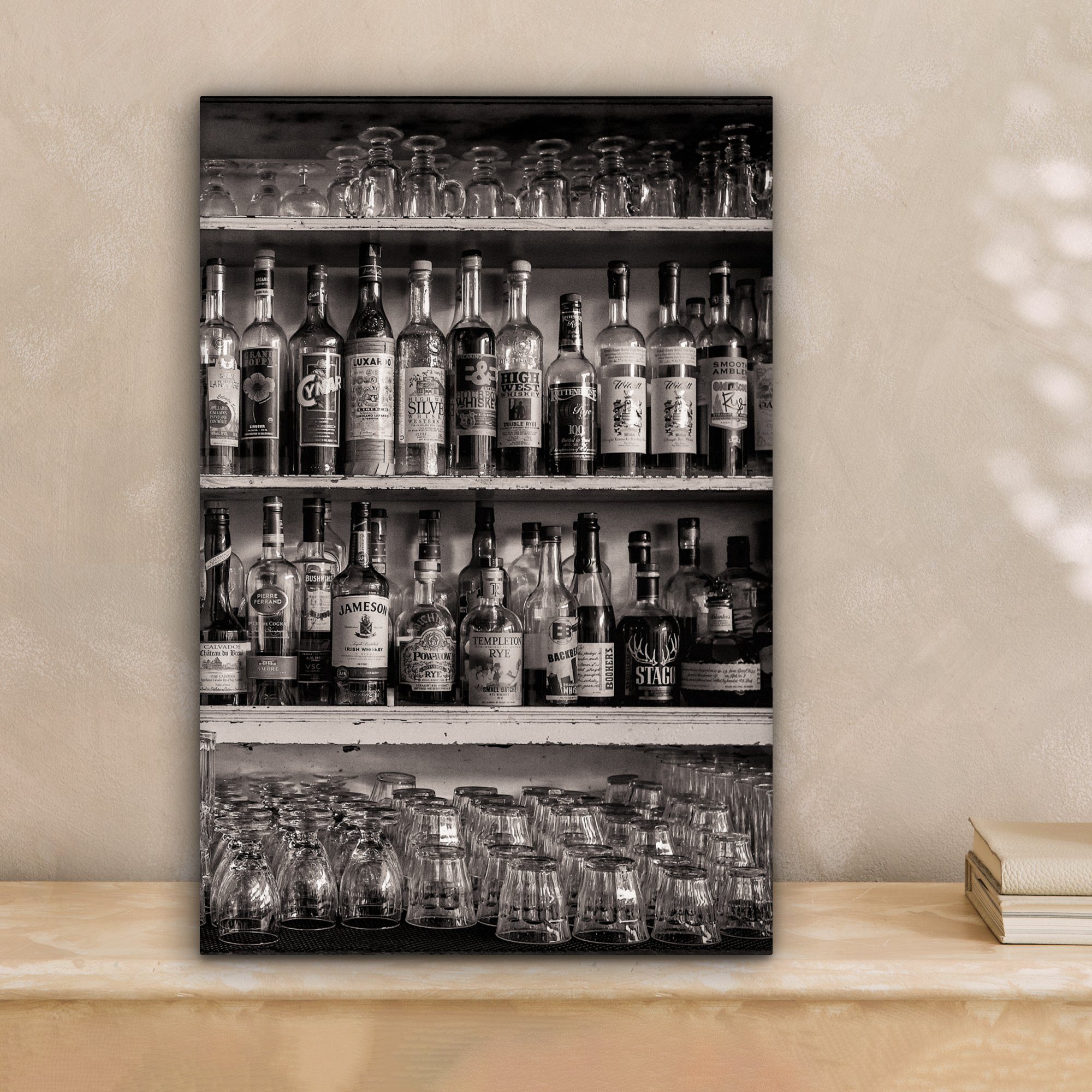 OneMillionCanvasses® Leinwandbild Bar - Alkohol - Spirituosen - Stilleben, günstig online kaufen