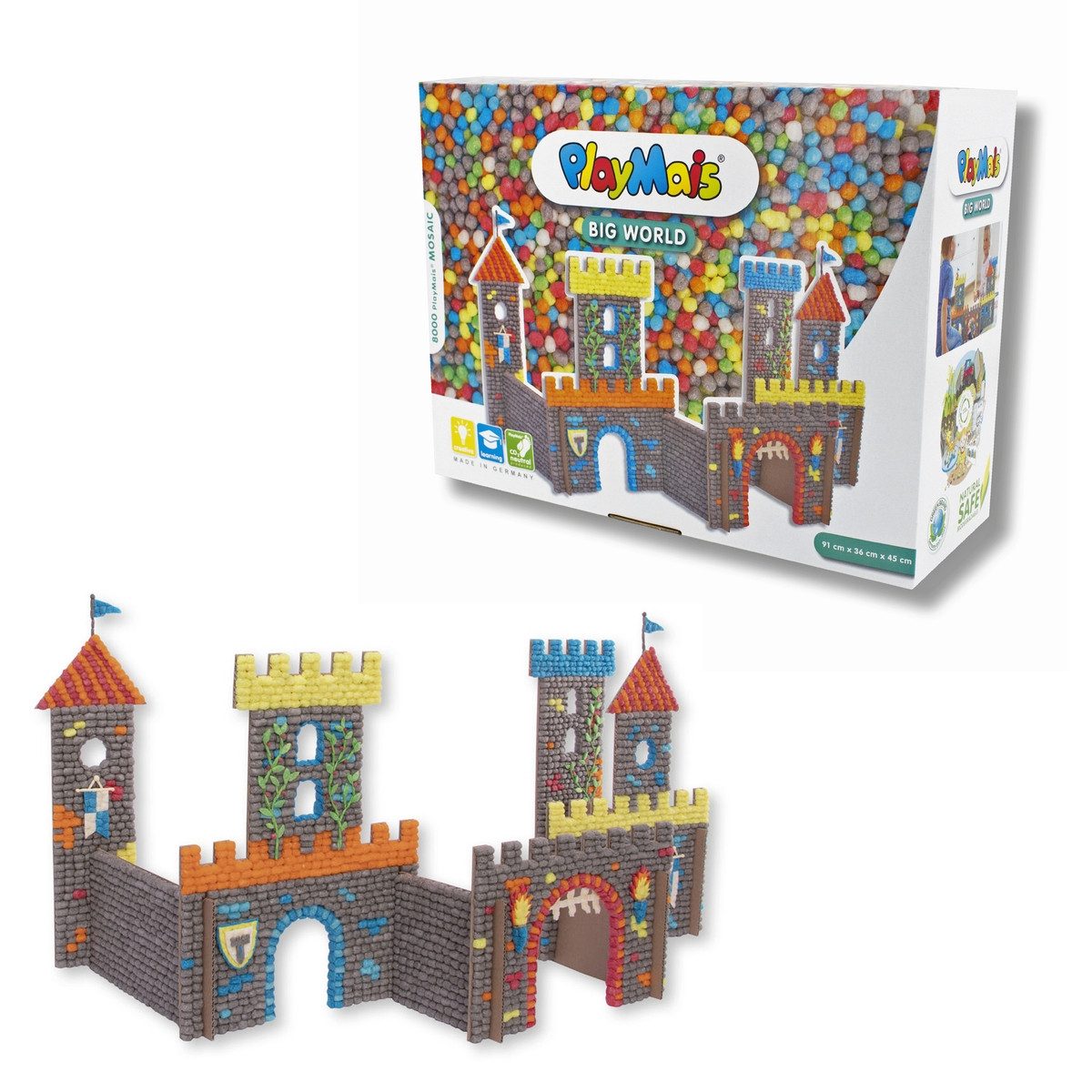 PlayMais Bastelkartonpapier PlayMais BIG WORLD Castle
