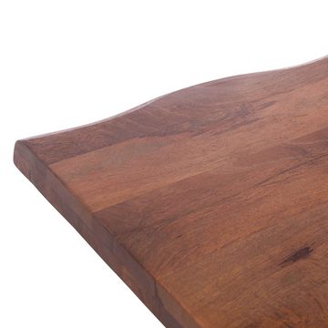 Lomadox Essgruppe TARRAS-123, (Spar-Set, 7-tlg), Massivholz Esstisch 240 cm mit 6 Stühlen Tisch mit Metallgestellen