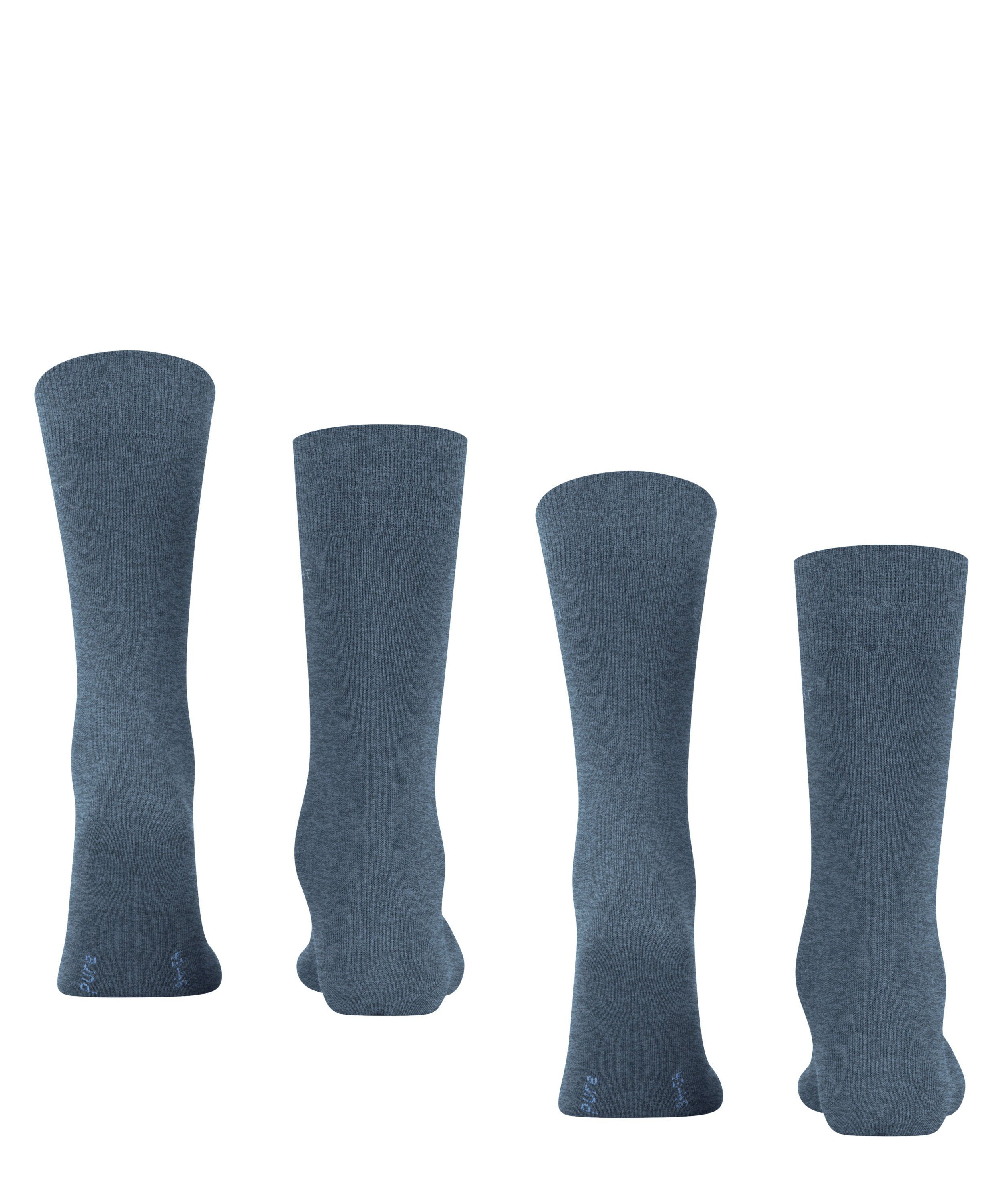 (6660) 2-Pack (2-Paar) light Socken denim Basic Uni Esprit