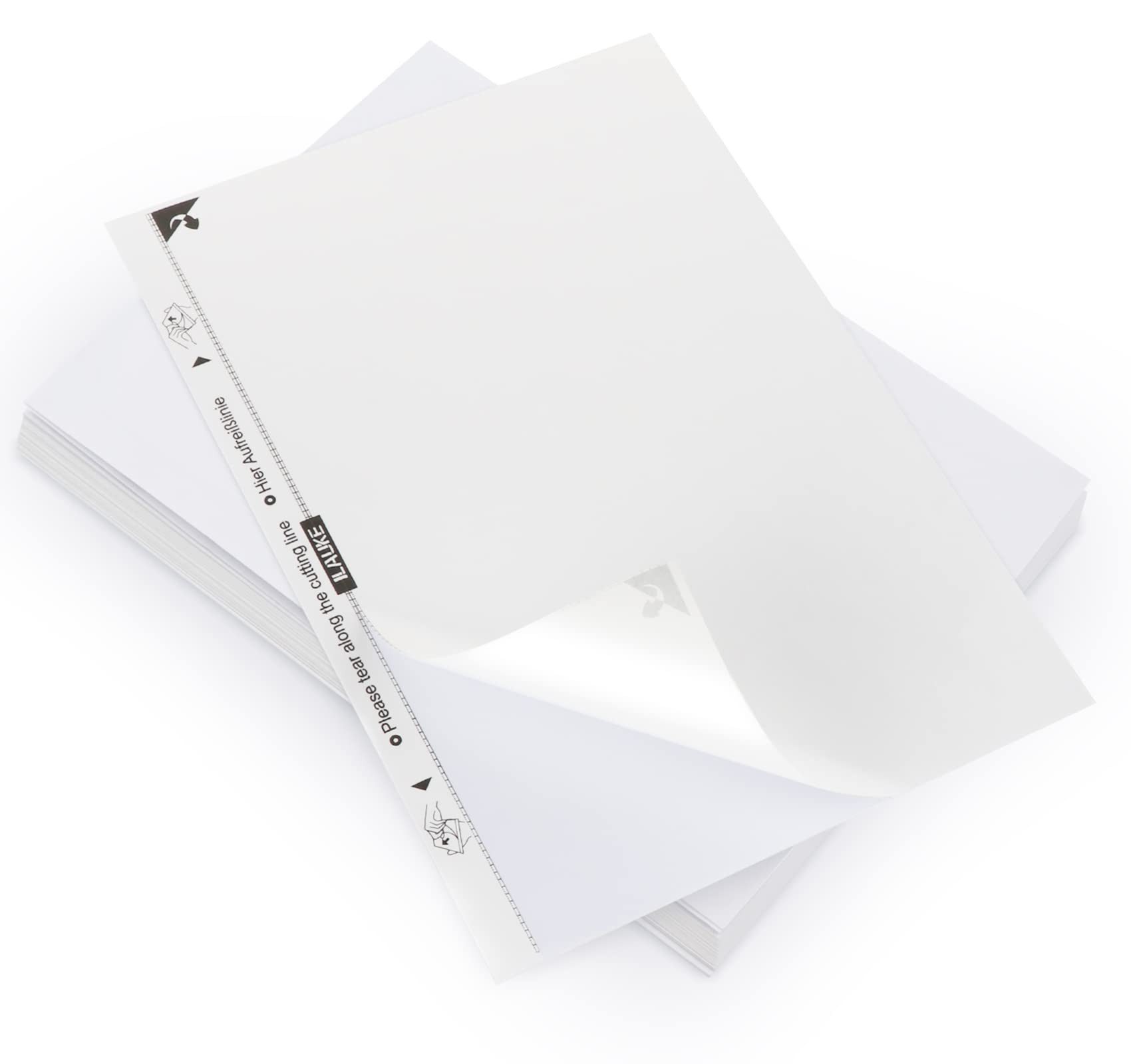 Bundviel Etiketten 80 x selbstklebendes Papier Haftetiketten auf DIN A4 Etiketten