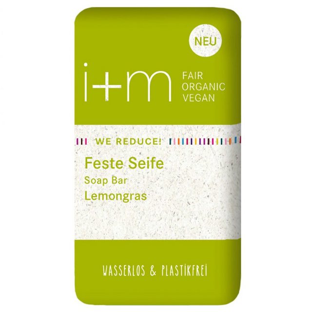 I+M Handseife WE REDUCE Feste Seife Lemongras, 100 g