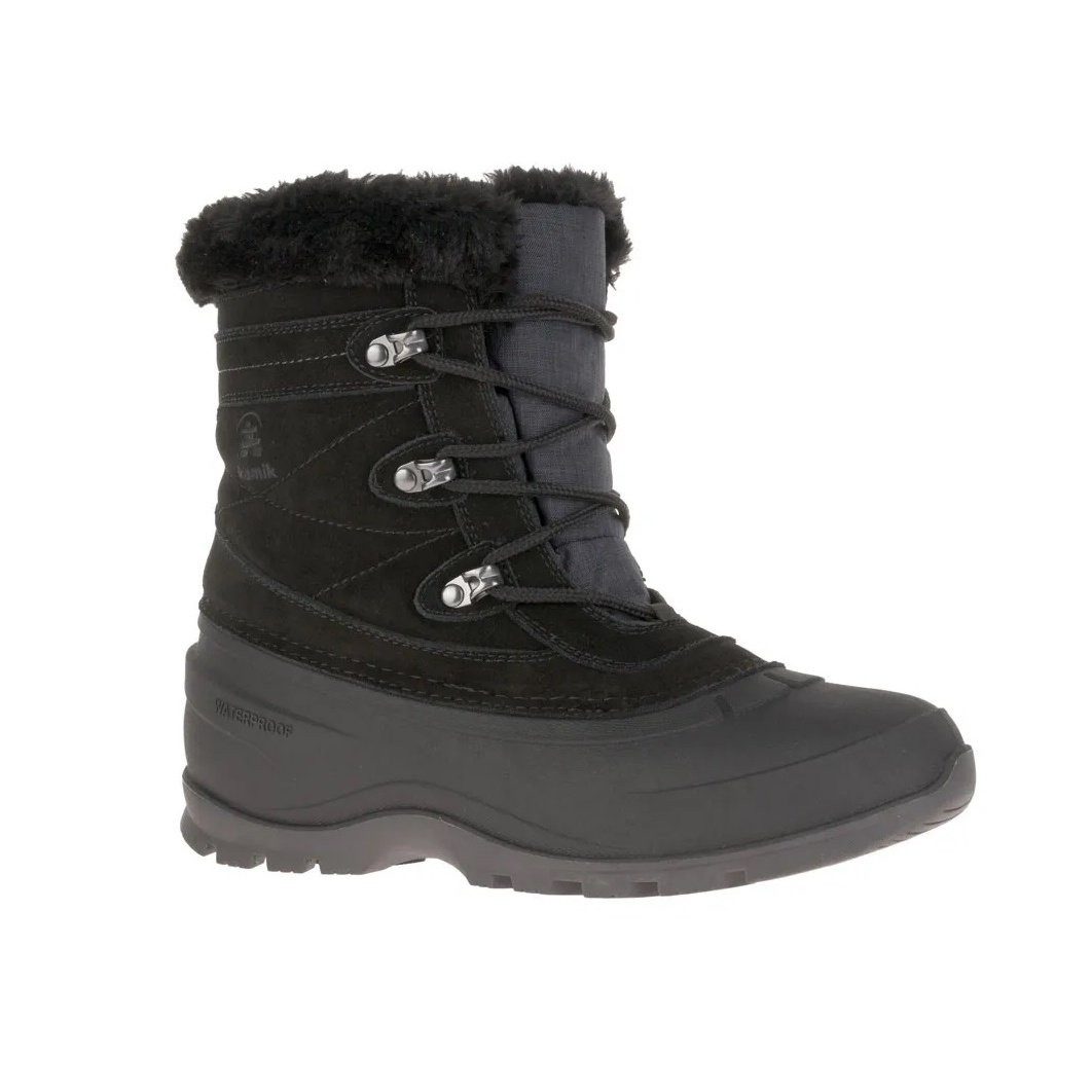 Kamik Snovalley 5 (Wildleder, wasserdicht) schwarz Damen Winterstiefel günstig online kaufen