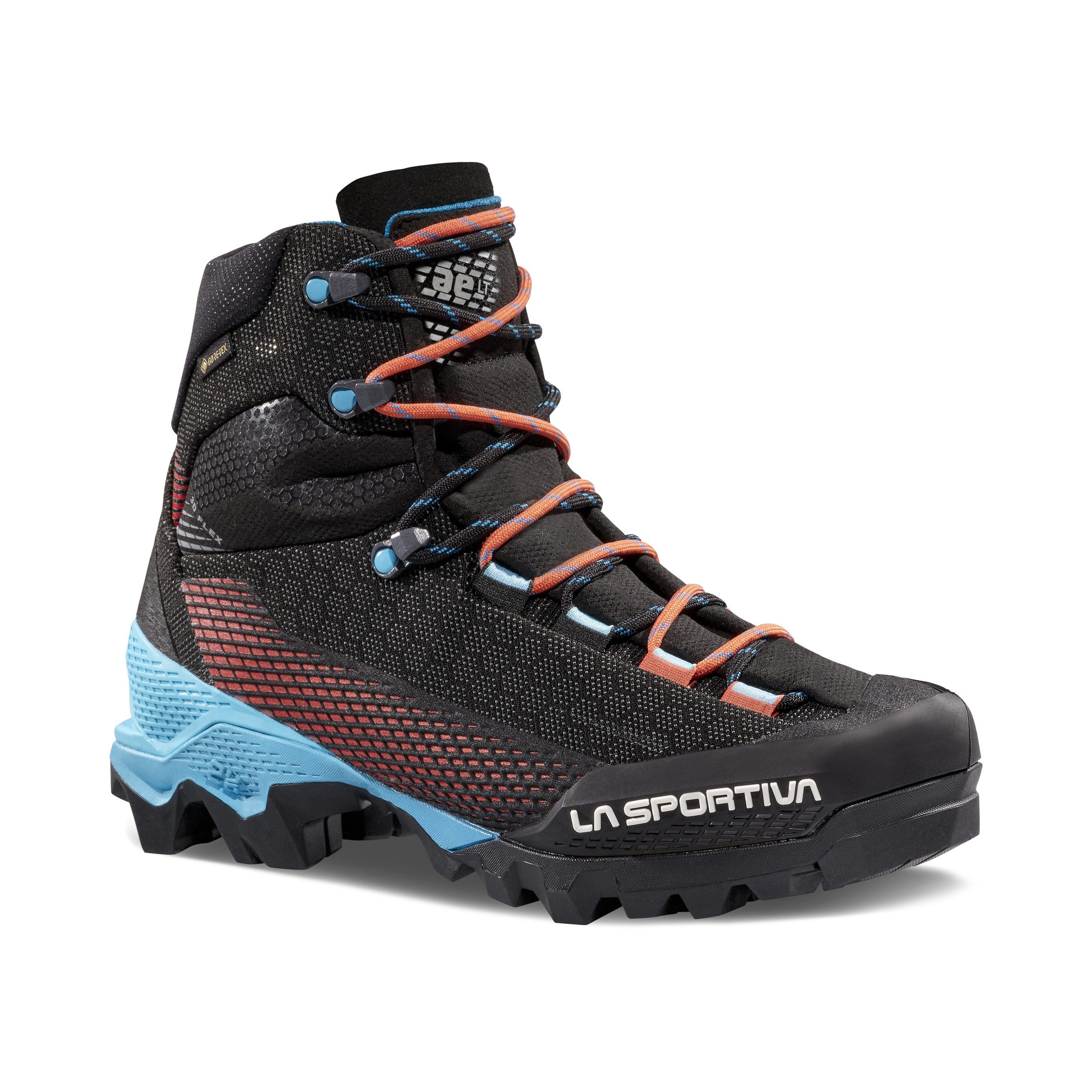 La Sportiva Aequilibrium ST Women GTX - Damen Bergschuh - Black/Hibiscus Trekkingschuh