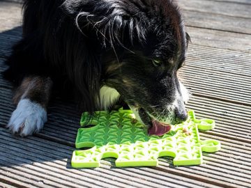 Procyon Tier-Aktivitätsspiel Leckmatte LadiMat, Schleckmatte für Hund und Katze, Puzzleform, Silikon