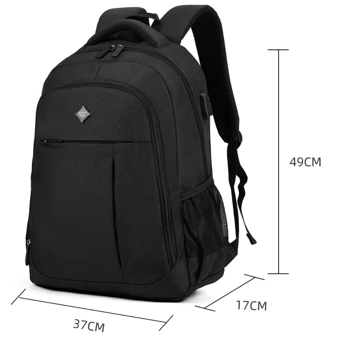 (blau), Aoking Tagesrucksack Laptoprucksack Reise (Laptopfach) Sportrucksack Rucksack Freizeitrucksack Sport Uni Schulrucksack Arbeit Freizeit Rucksack Schule