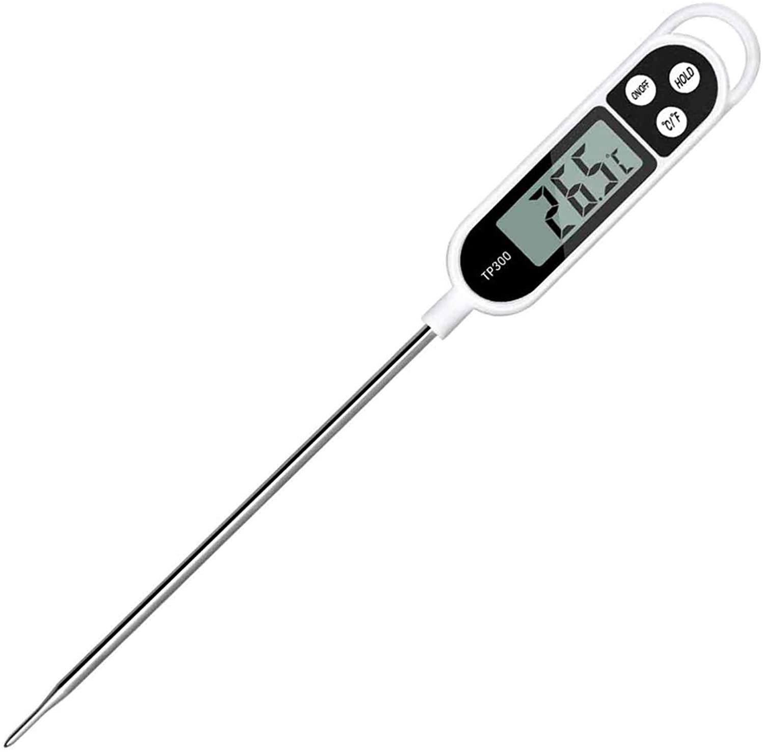 Fleischthermometer Grillthermometer Fleisch Edelstahl Thermometer 10,5cm 