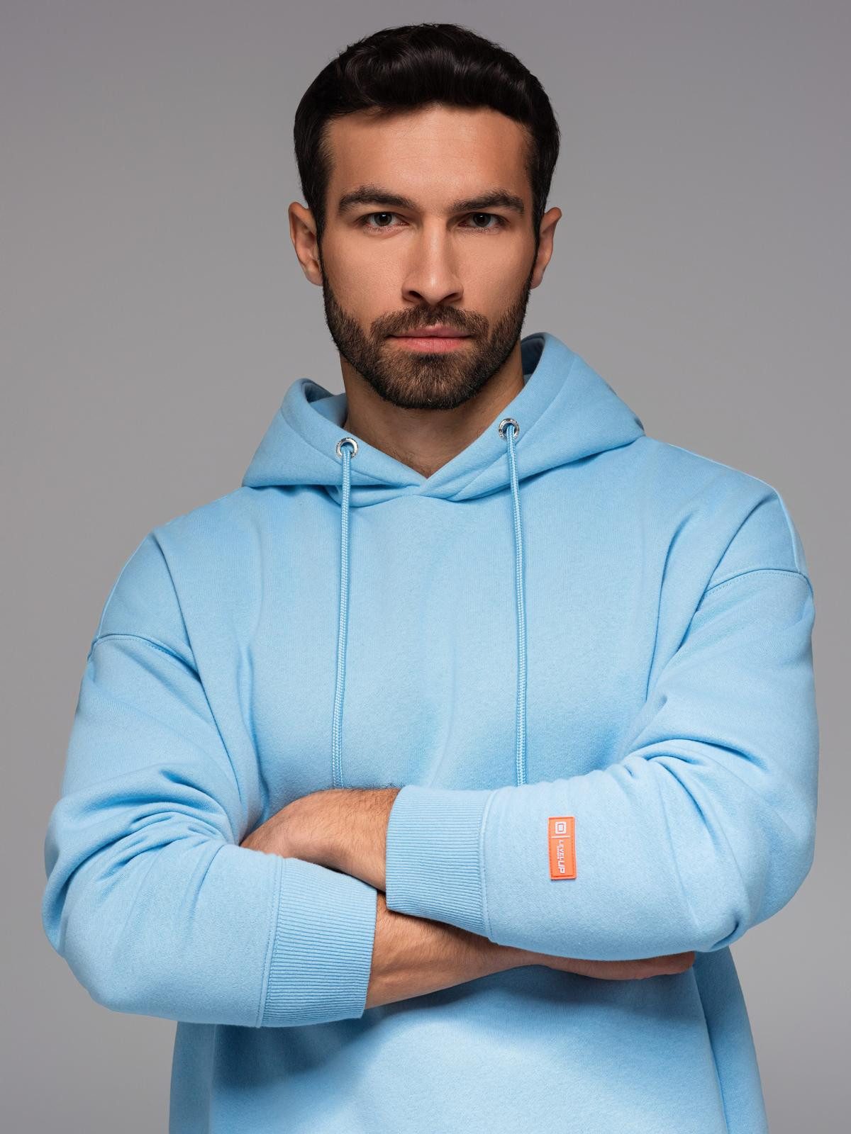 OMBRE Kapuzensweatjacke Unisex-Sweatshirt mit Kapuze und Taschen