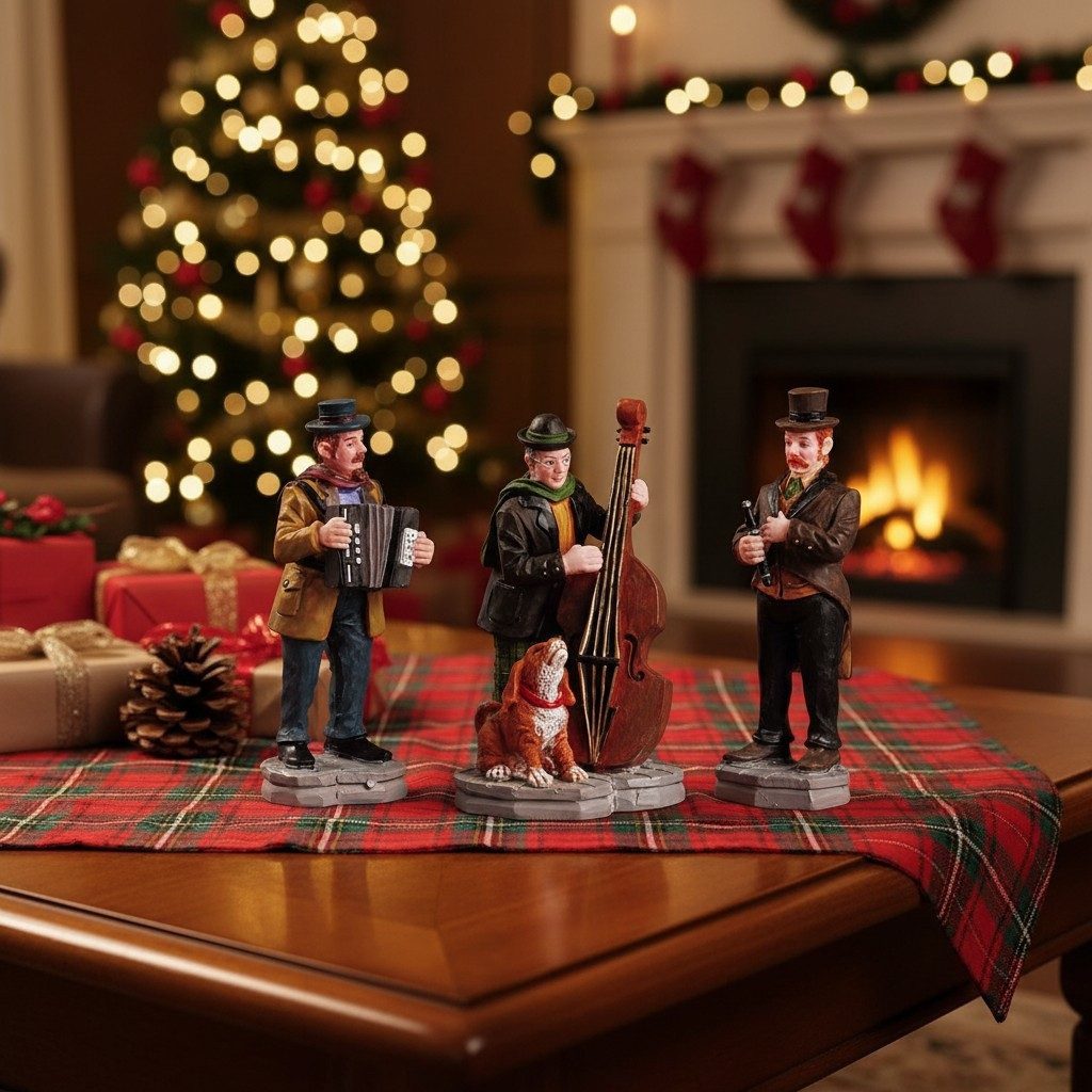 LeMax Weihnachtsdorf Christmas Village Streetside Trio Set 52035