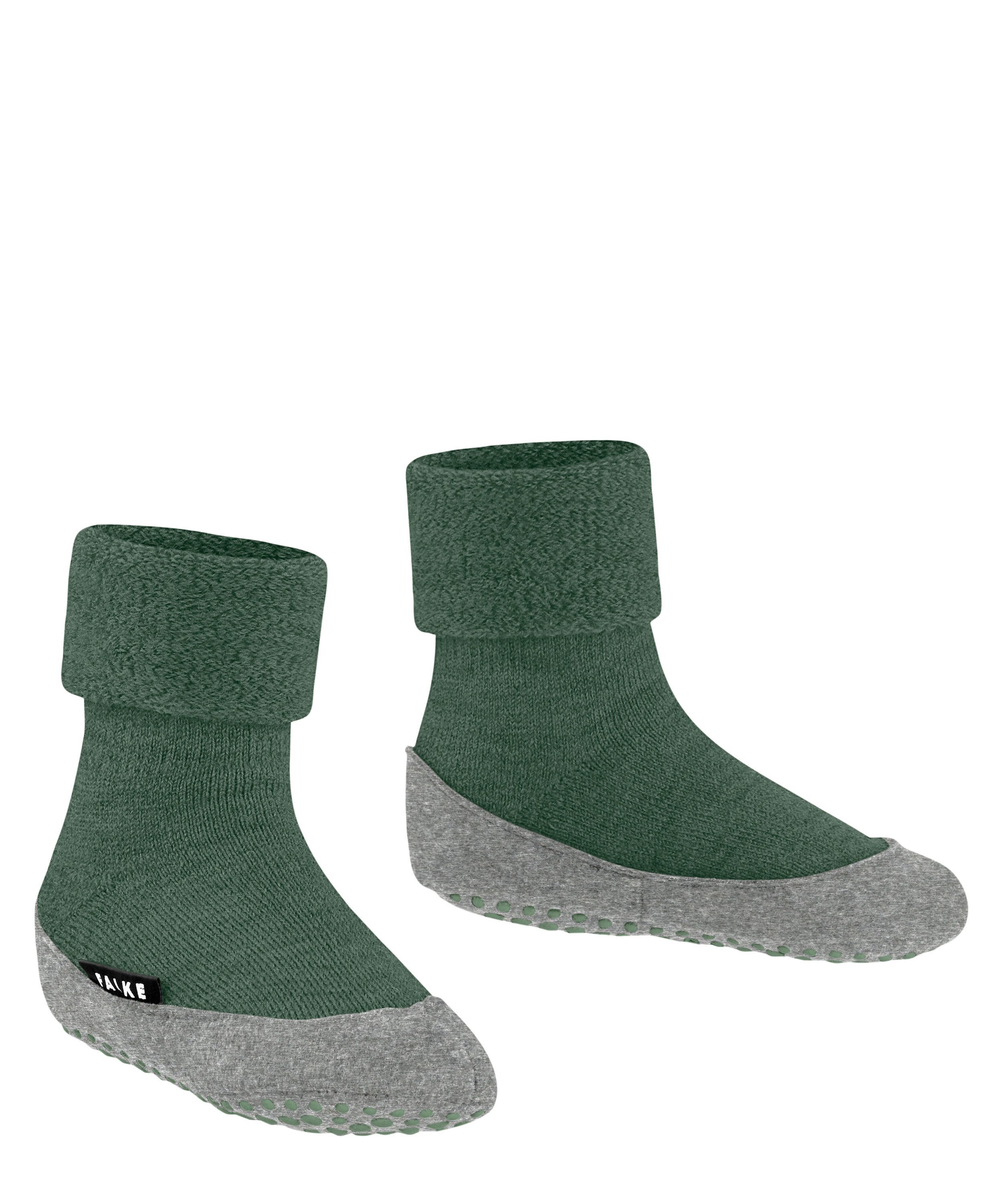 FALKE Socken Cosyshoe Teens Hausschuhe (1-Paar) mit Merinowolle & rutschhemmender Sohle