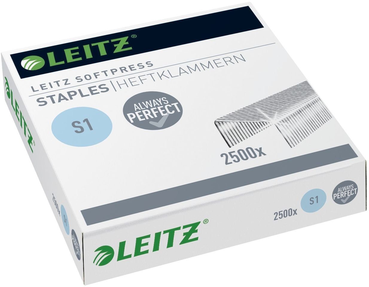 LEITZ verzinkt Heftklammern Tintenpatrone LEITZ Softpress,