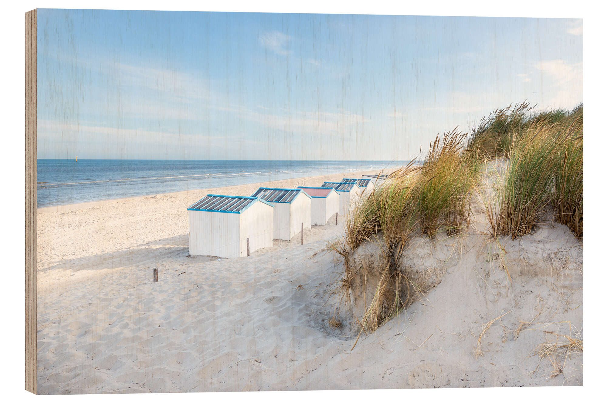 Posterlounge Wandbild Nordseestrand - De Koog, Hannes Cmarits, erhältlich als Poster, Leinwandbild, Wandsticker oder Acrylglasbild