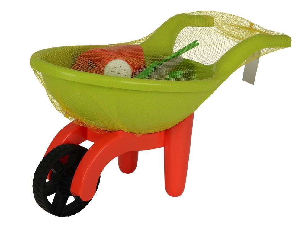 SIMBA Kinder-Rasenmäher Outdoor Schubkarre mit Gartenwerkzeug günstig online kaufen