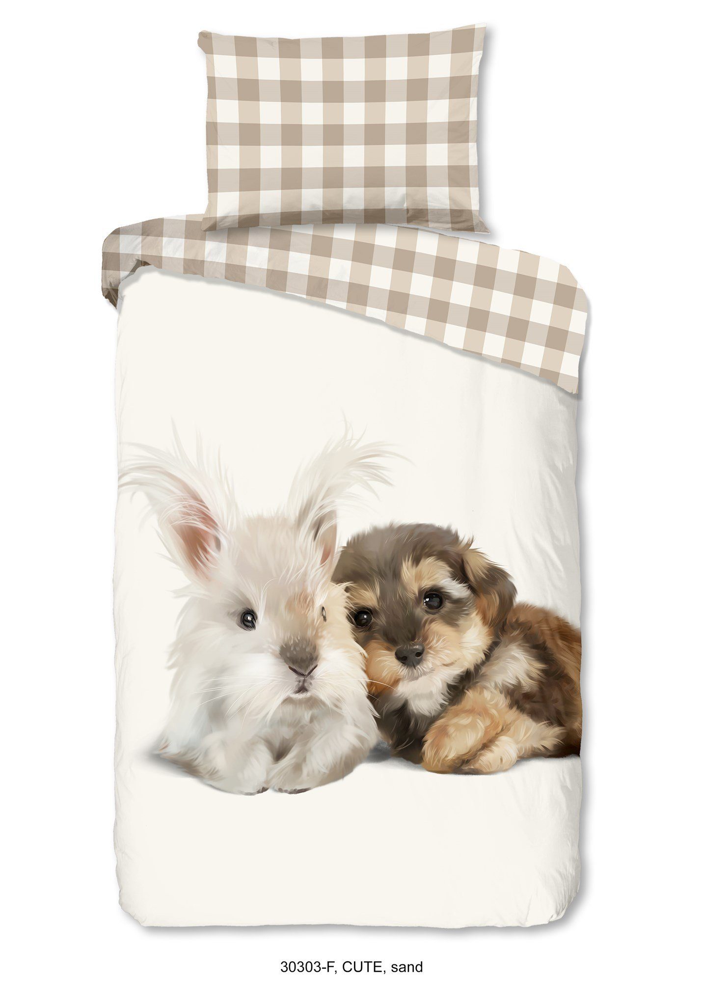 good morning Kinderbettwäsche CUTE Bettwäsche-Set, flanell, günstig online kaufen