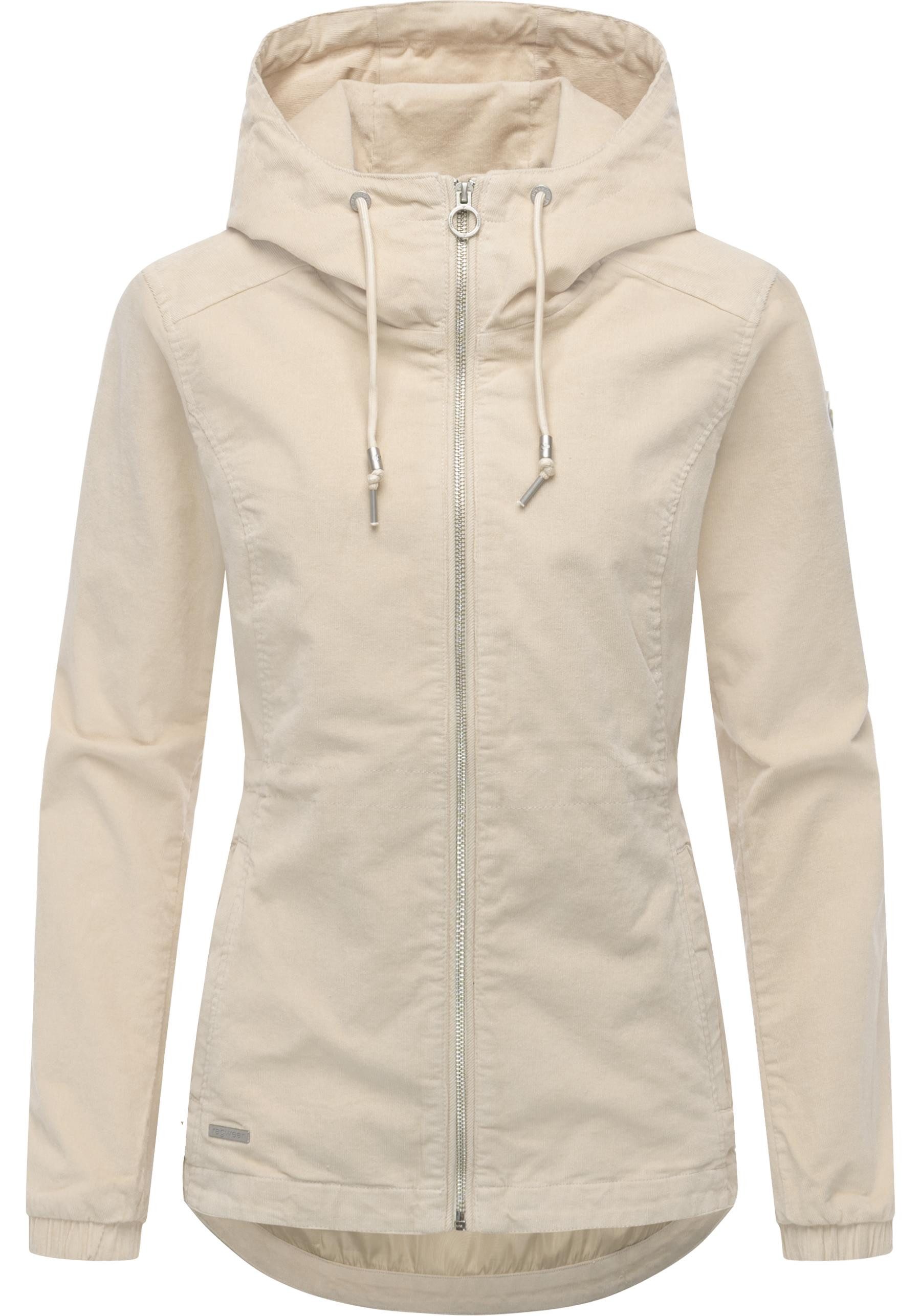 Ragwear Cordjacke Dankka Cordy YOUMODO Stylische Damen Übergangsjacke in Feincord-Optik