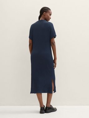 TOM TAILOR Denim Jerseykleid Midikleid mit Struktur