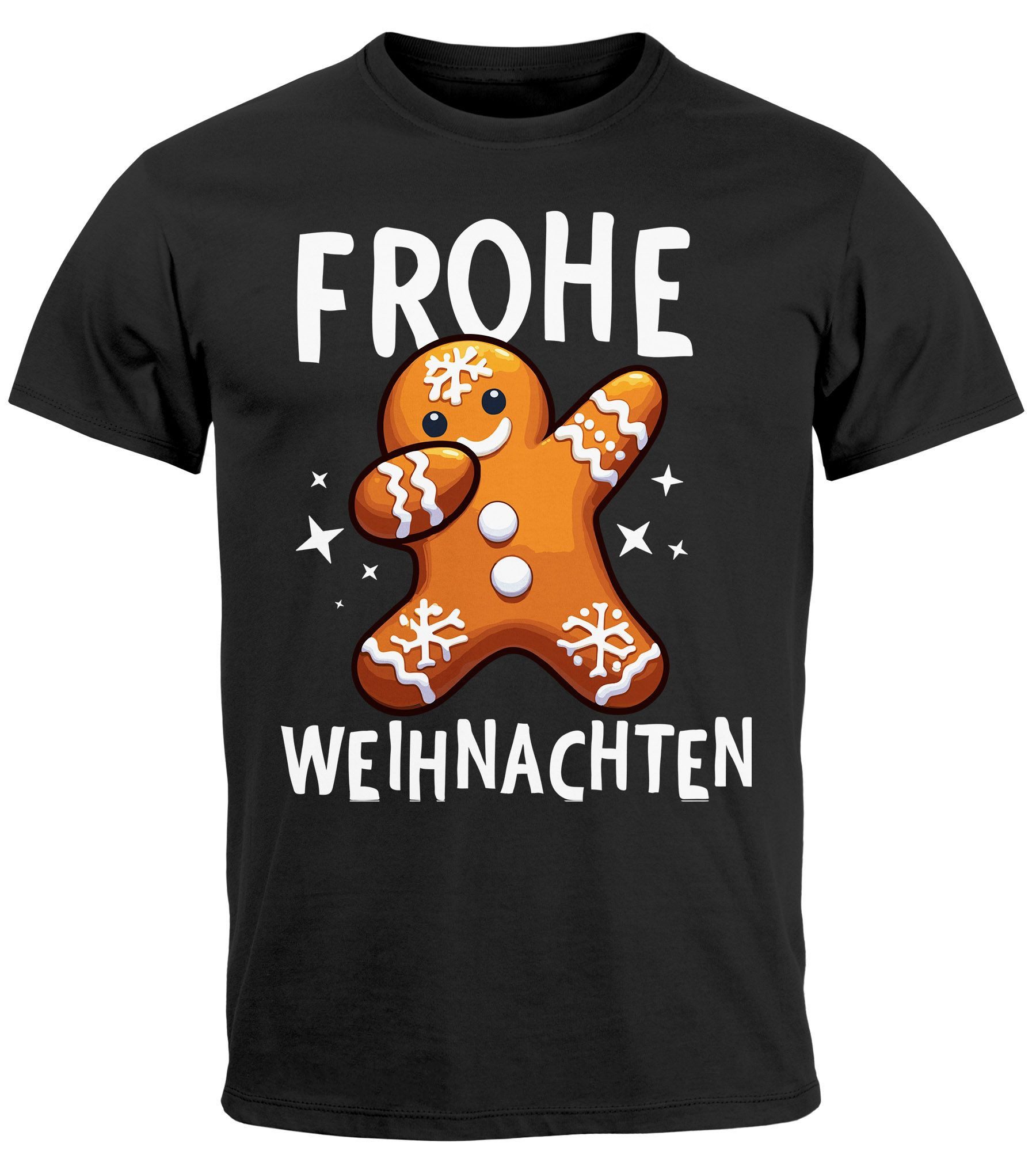 MoonWorks Print-Shirt Herren T-Shirt Frohe Weihnachten günstig online kaufen