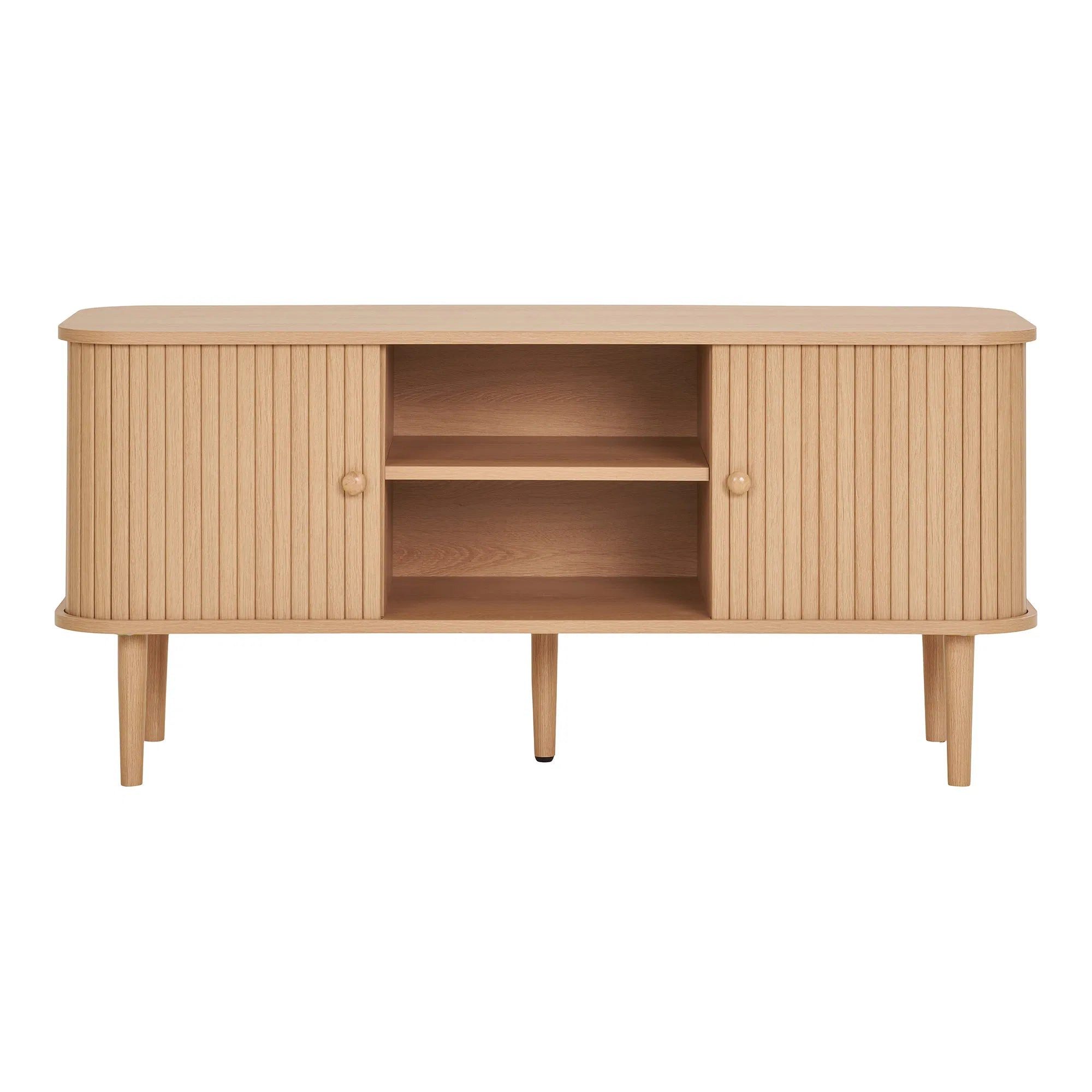 Luxusbetten24 Sideboard Designer Lowboard Copenhagen, auf Kiefernholz
