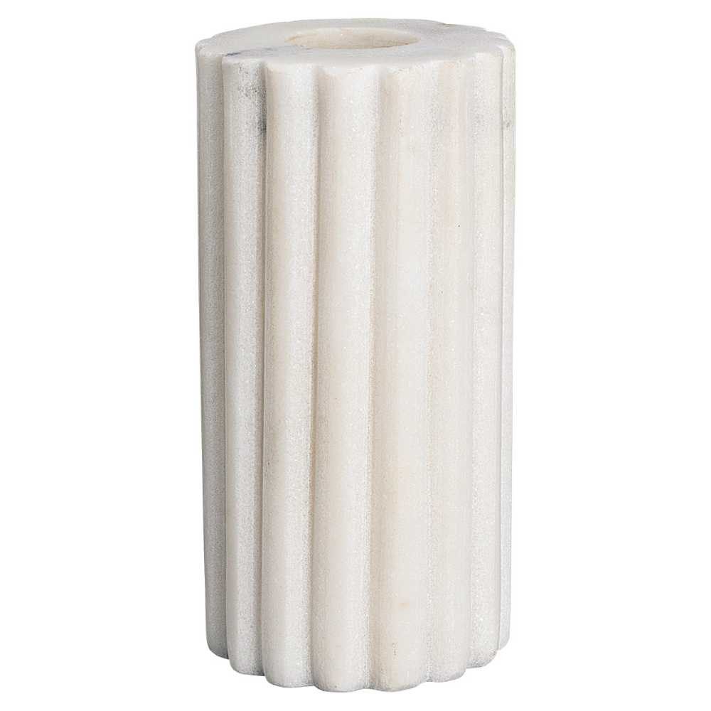 Greengate Kerzenhalter Greengate Kerzenhalter MARBLE Weiß Marmor 10 cm
