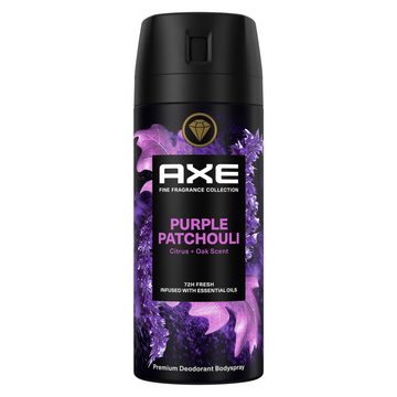 axe Deo-Set 6x 150ml Premium Bodyspray Purple Patchouli, Deo Deodorant ohne Aluminiumsalze