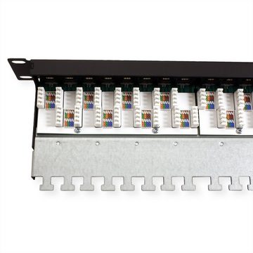 Trendnet TC-P16C6AS Patch Panel Netzwerk-Panel (bestückt, 16 Ports, 16-Port Cat6a geschirmt)